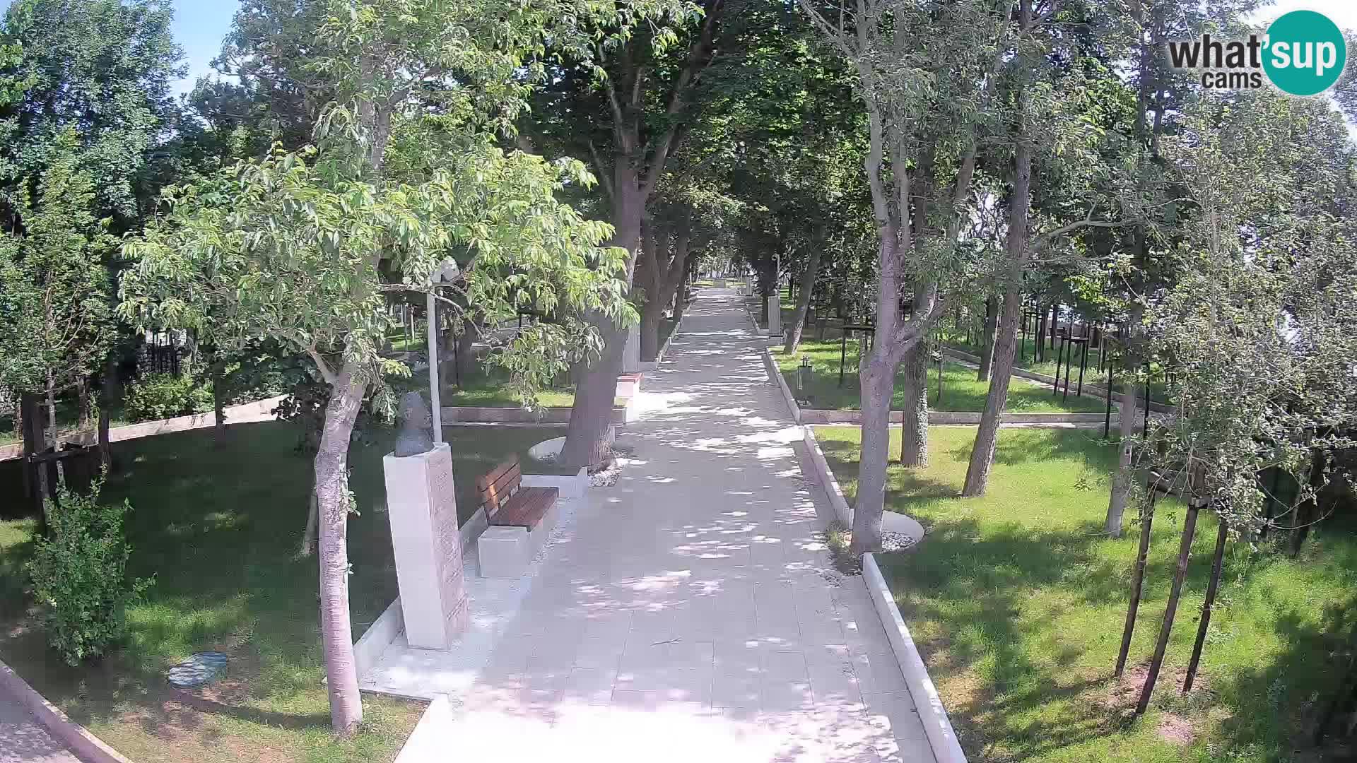 Writers’ Park Webcam Senj – Live by the Sea
