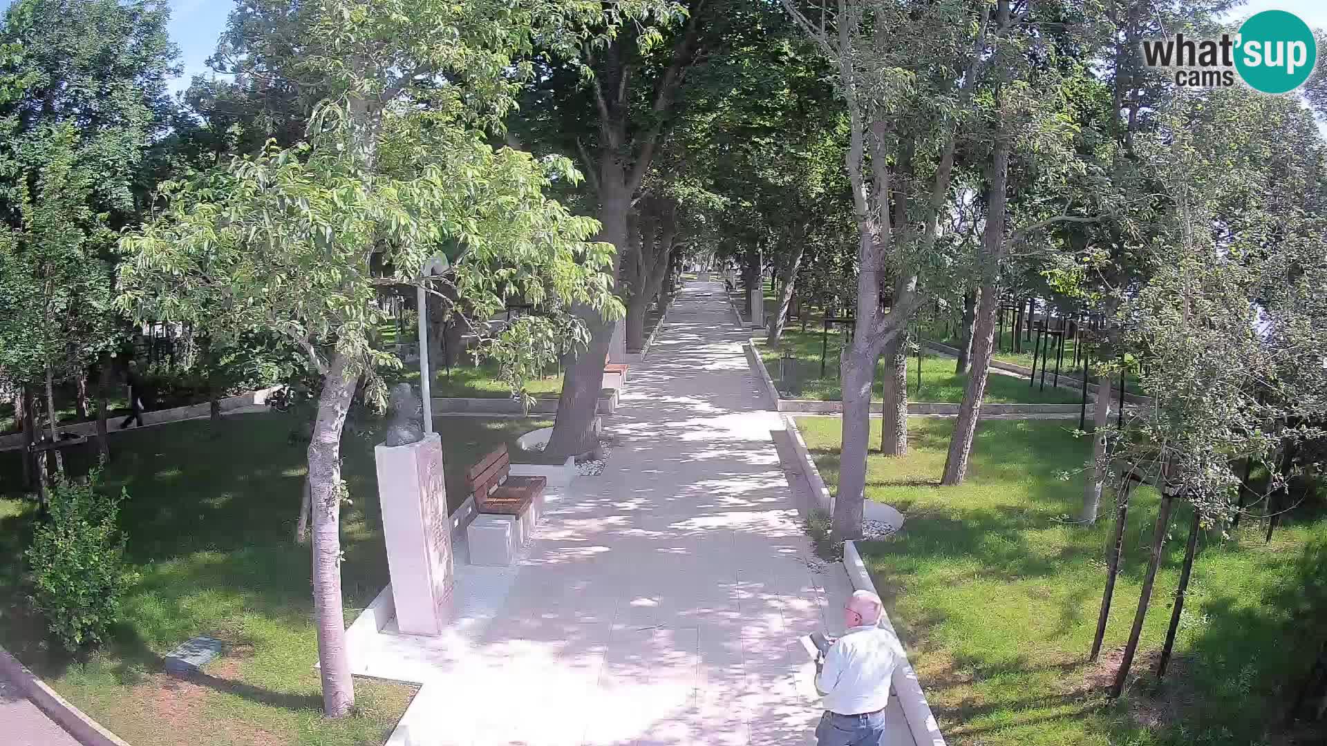 Writers’ Park Webcam Senj – Live by the Sea