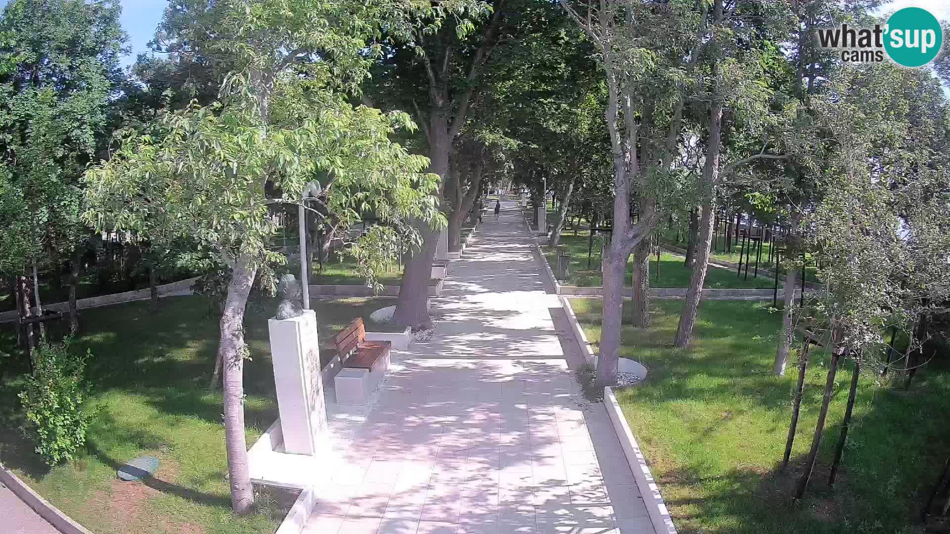 Writers’ Park Webcam Senj – Live by the Sea
