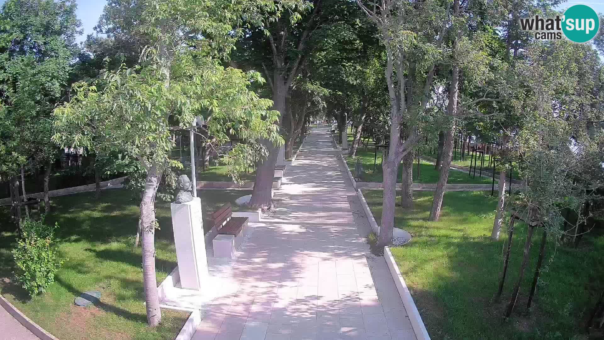 Writers’ Park Webcam Senj – Live by the Sea