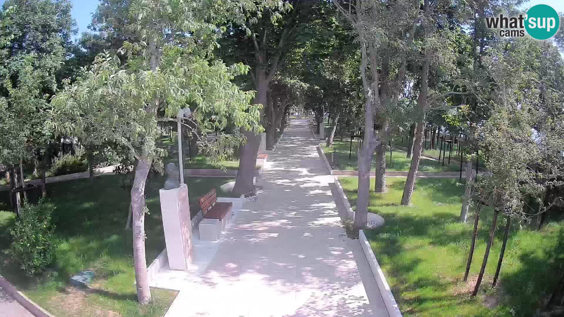Writers’ Park Webcam Senj – Live by the Sea