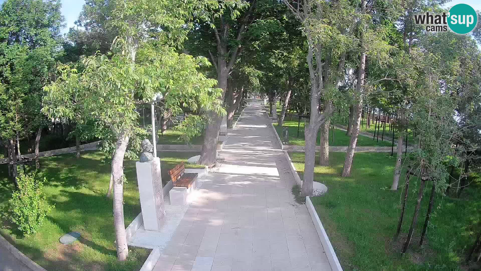 Writers’ Park Webcam Senj – Live by the Sea