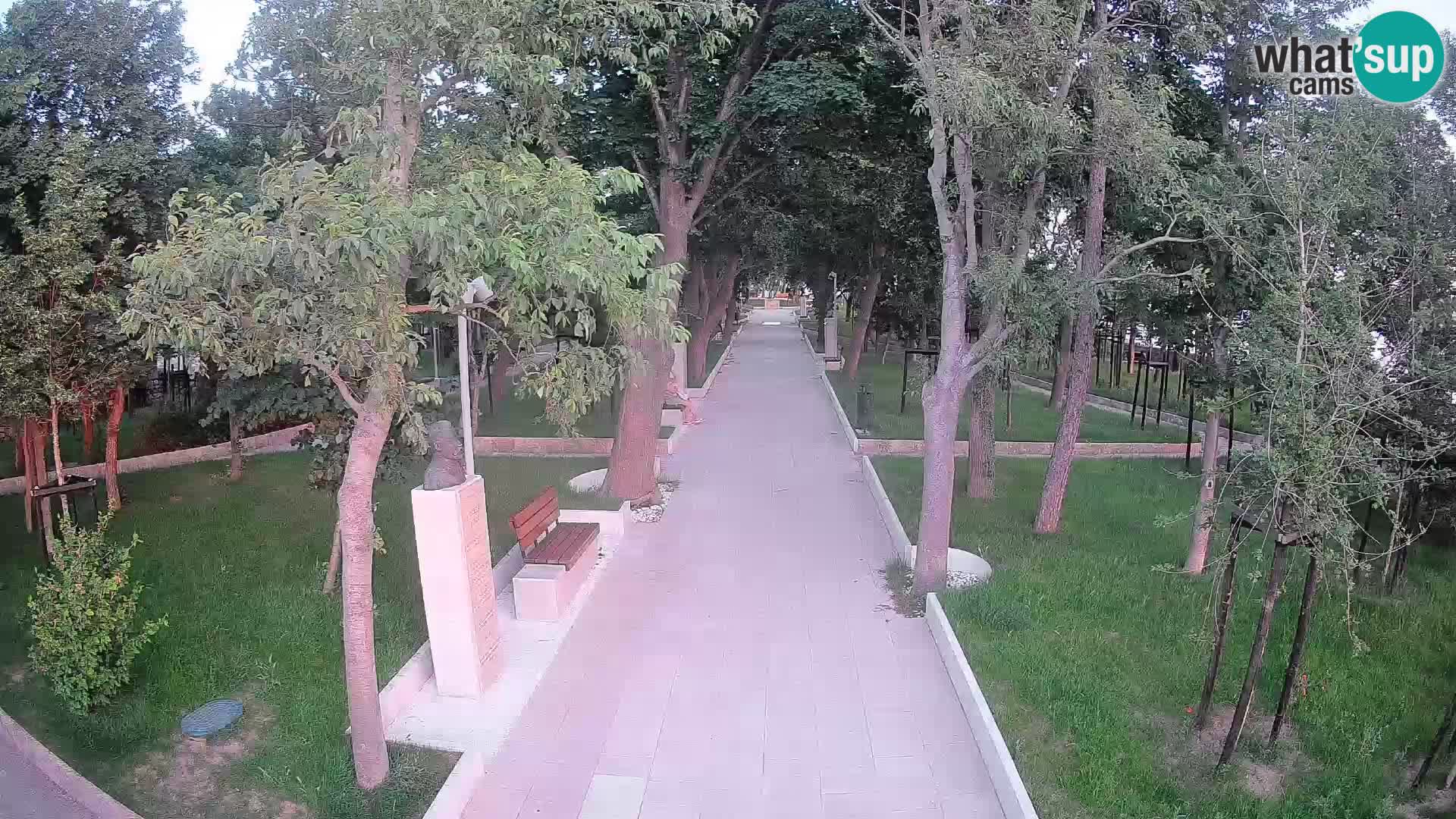 Writers’ Park Webcam Senj – Live by the Sea