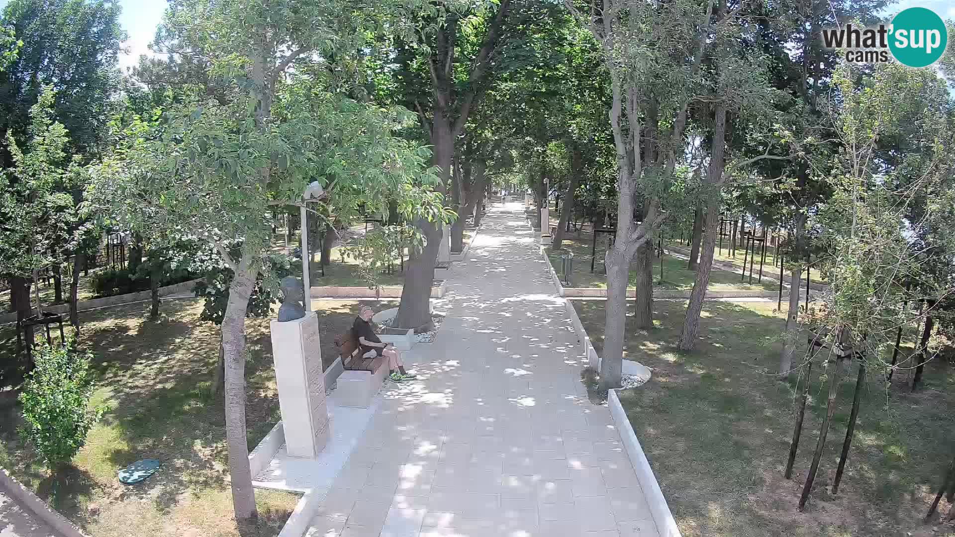Writers’ Park Webcam Senj – Live by the Sea