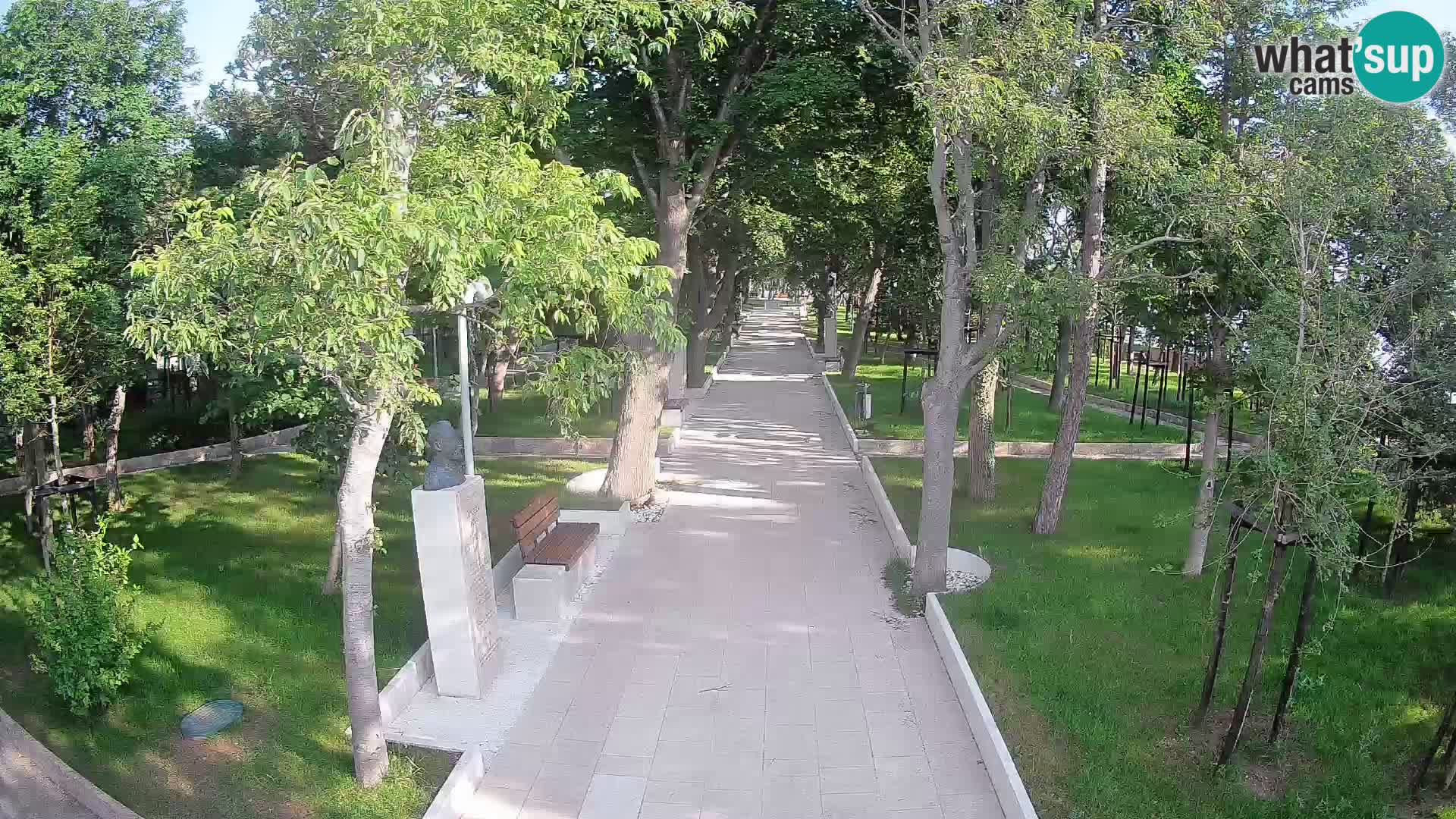 Writers’ Park Webcam Senj – Live by the Sea