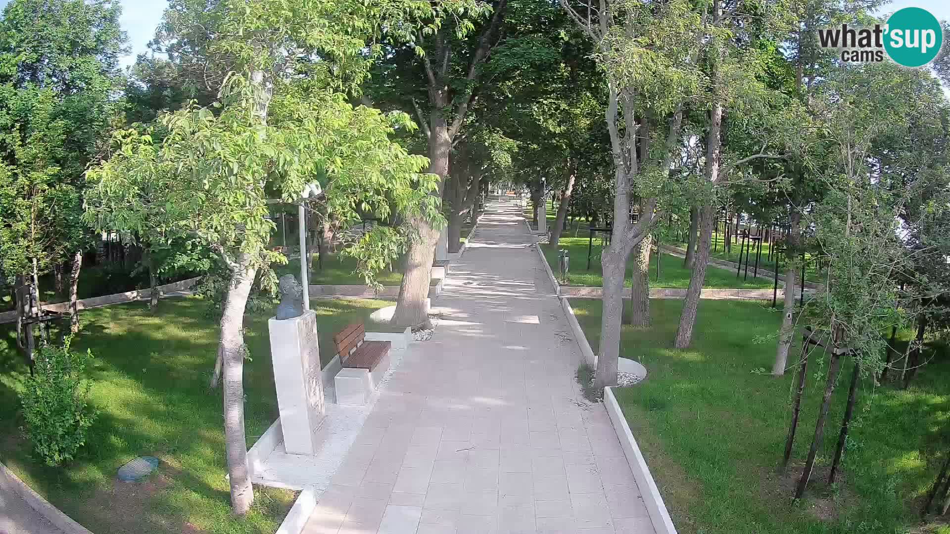 Writers’ Park Webcam Senj – Live by the Sea