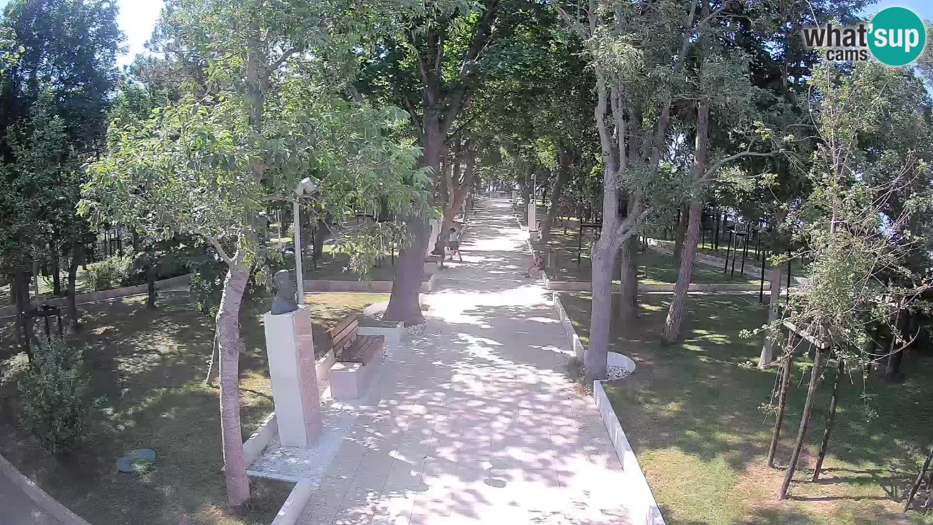 Writers’ Park Webcam Senj – Live by the Sea
