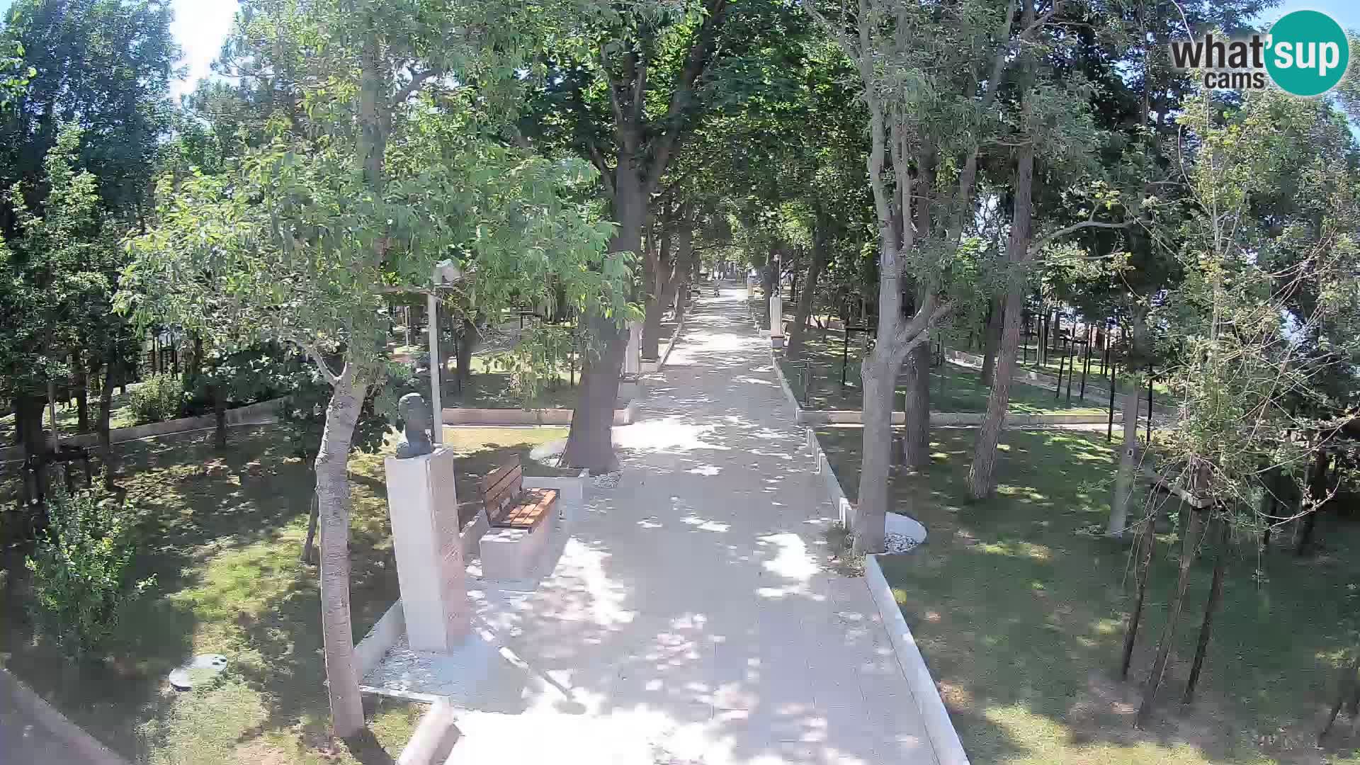 Writers’ Park Webcam Senj – Live by the Sea