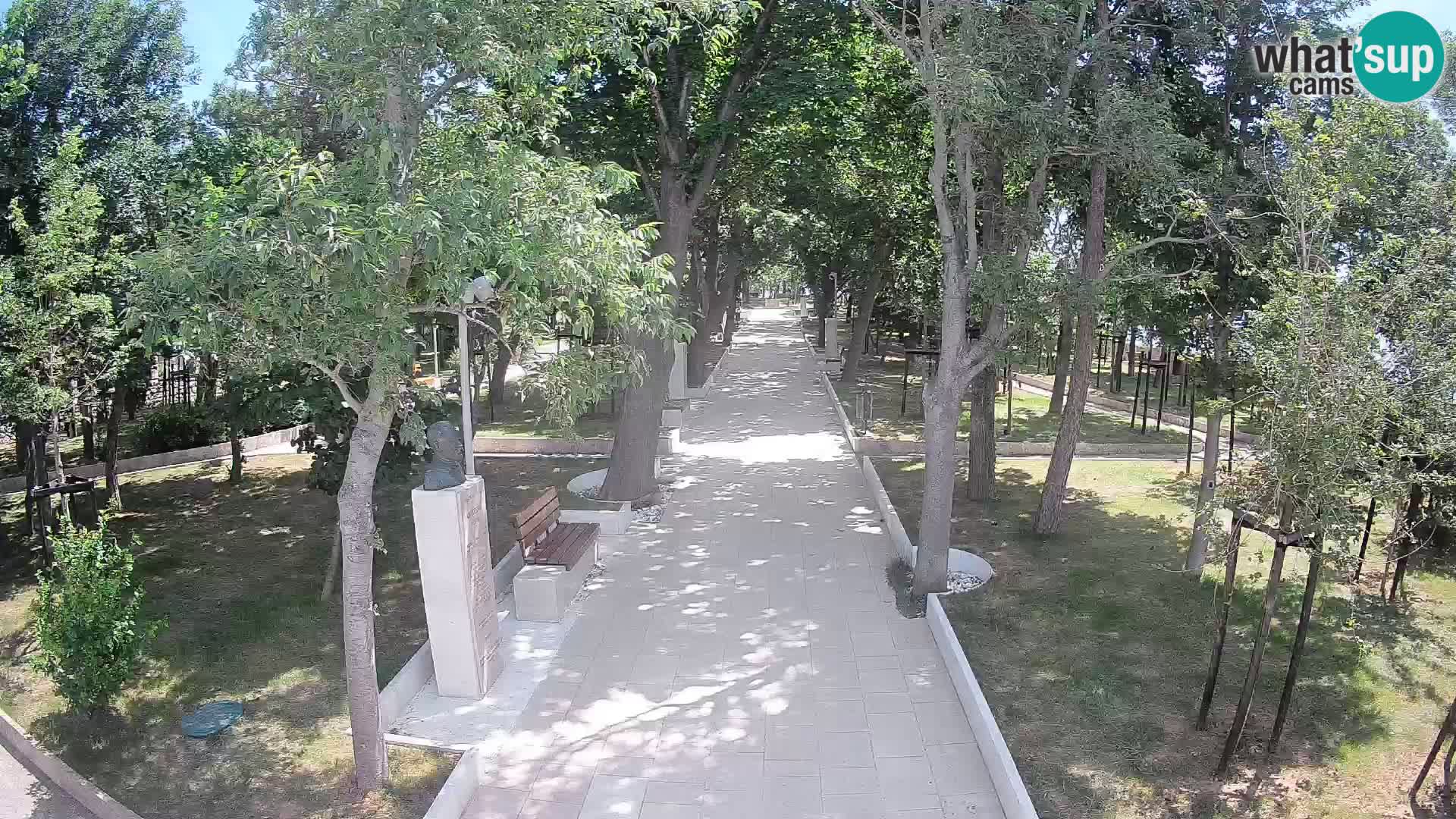 Writers’ Park Webcam Senj – Live by the Sea