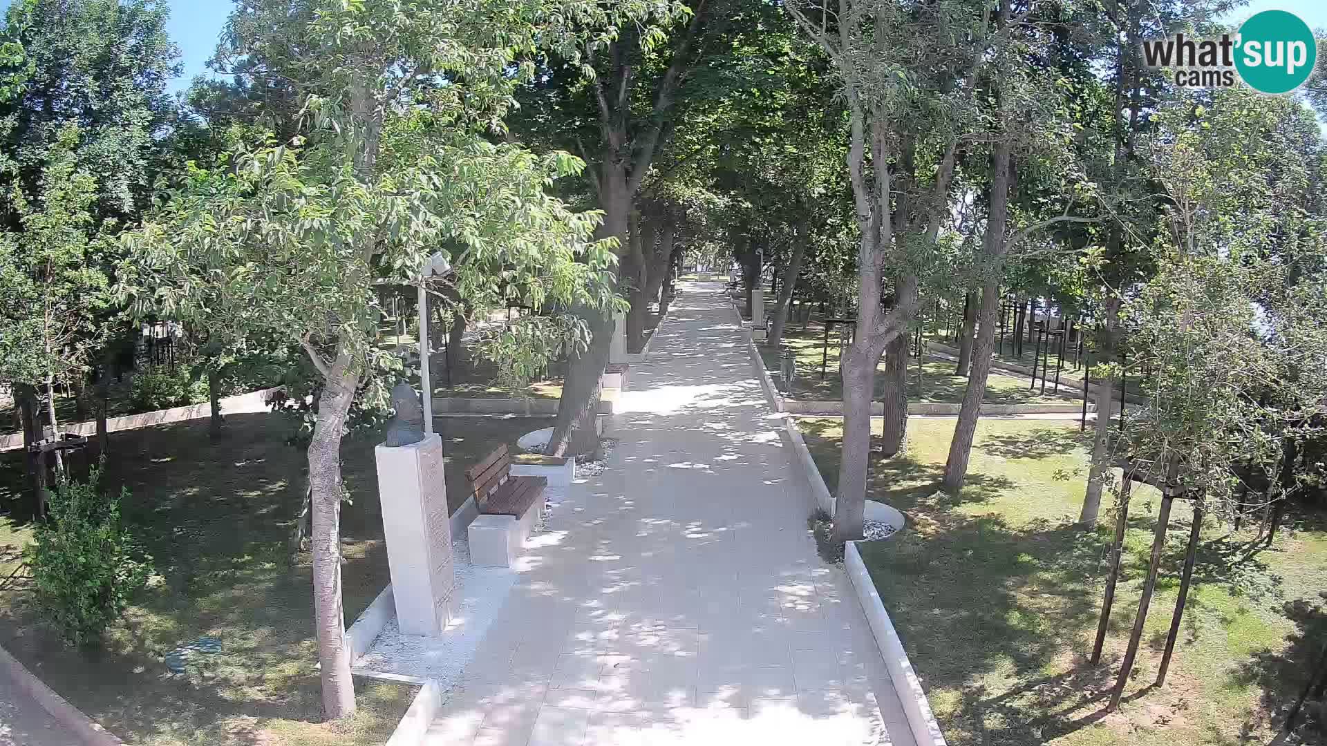 Writers’ Park Webcam Senj – Live by the Sea