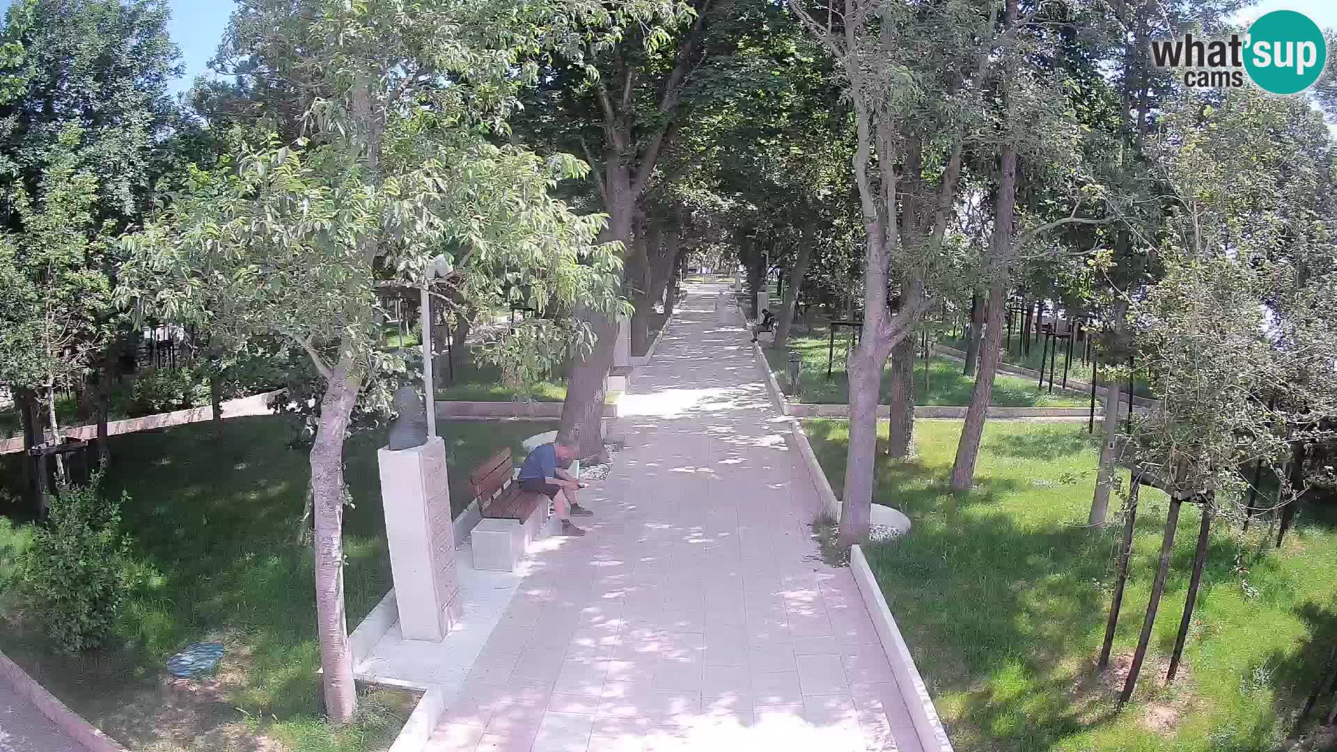 Writers’ Park Webcam Senj – Live by the Sea