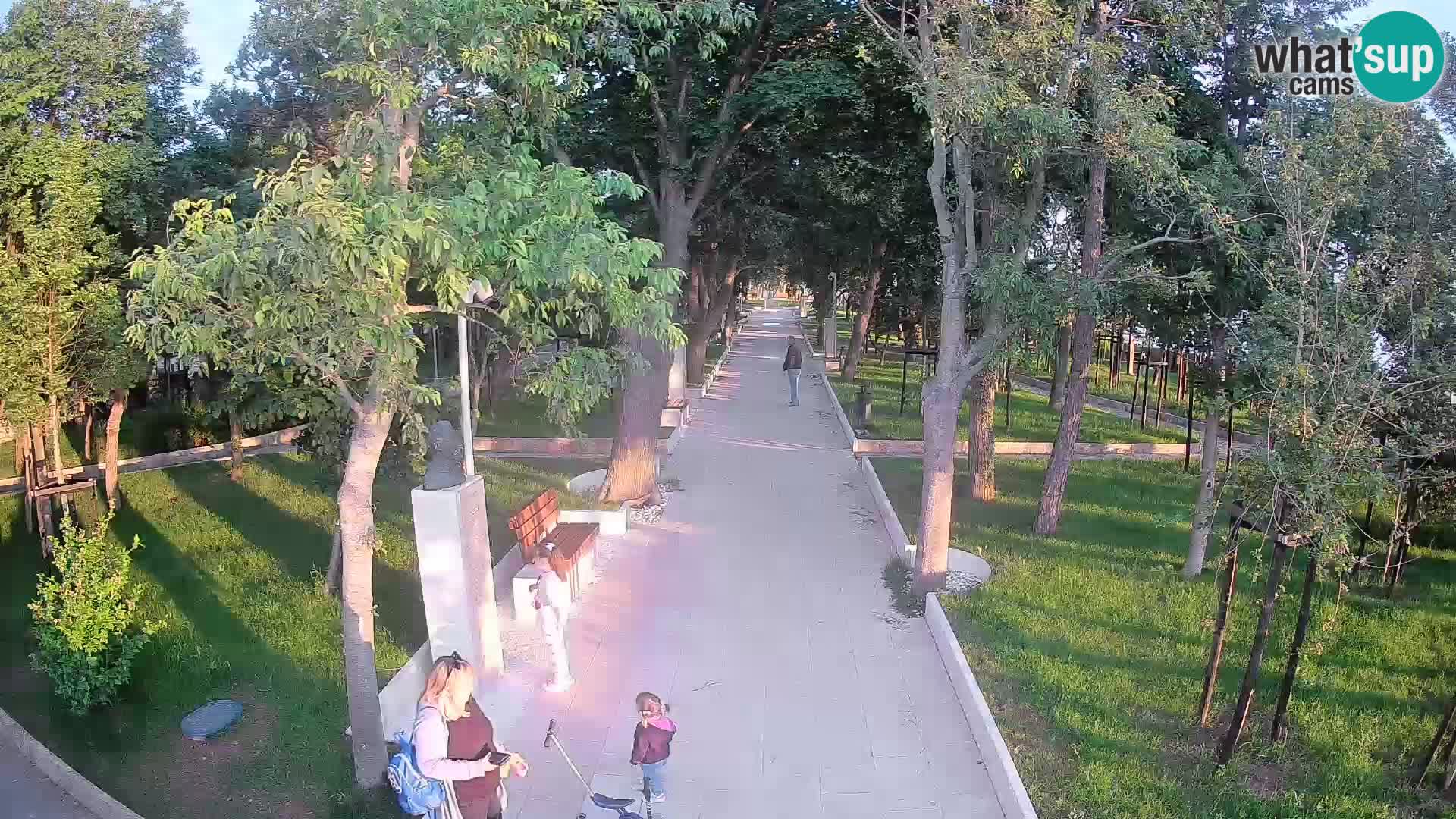 Writers’ Park Webcam Senj – Live by the Sea