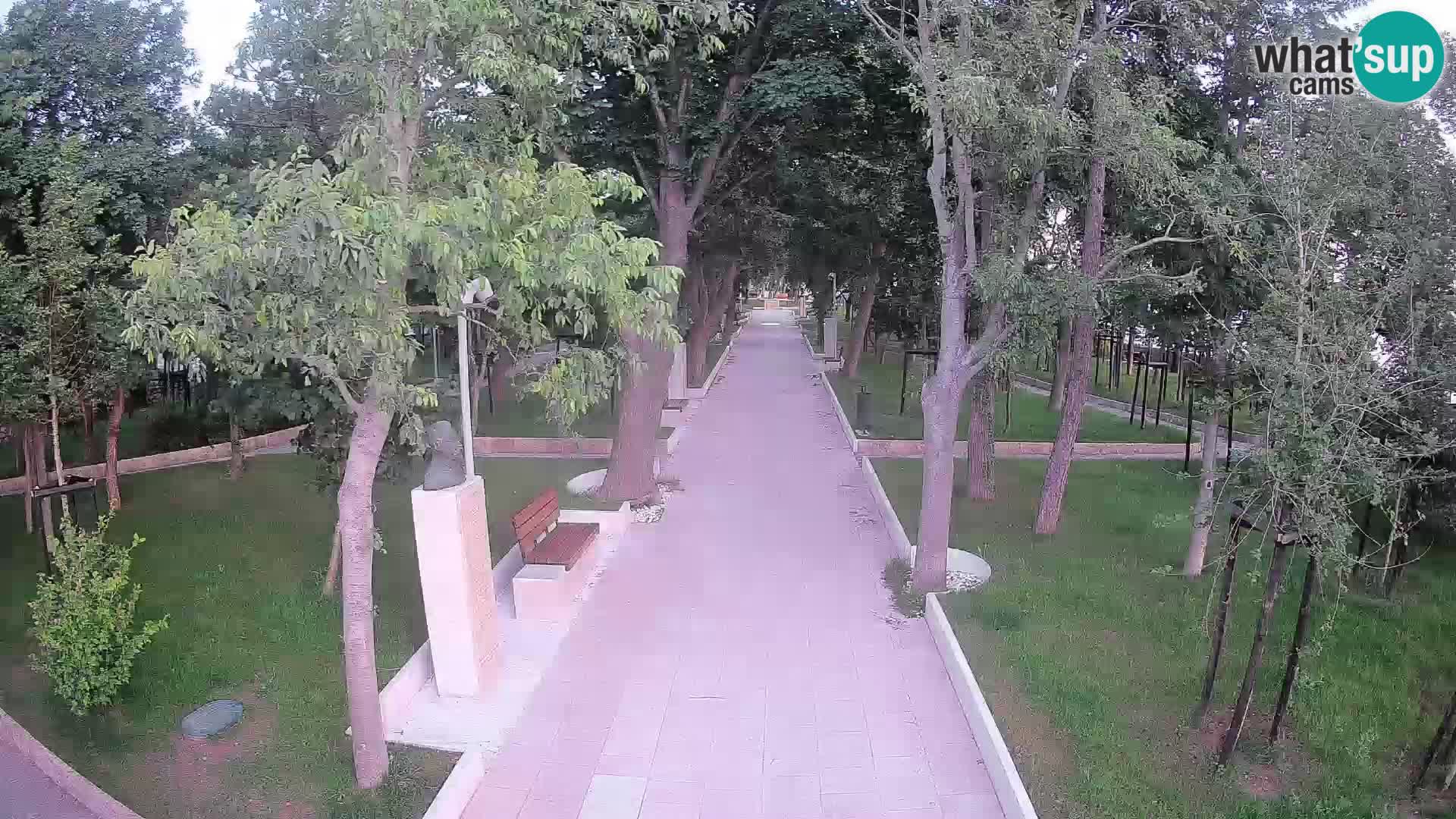 Writers’ Park Webcam Senj – Live by the Sea