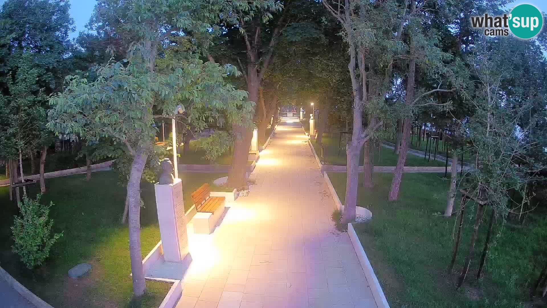 Writers’ Park Webcam Senj – Live by the Sea