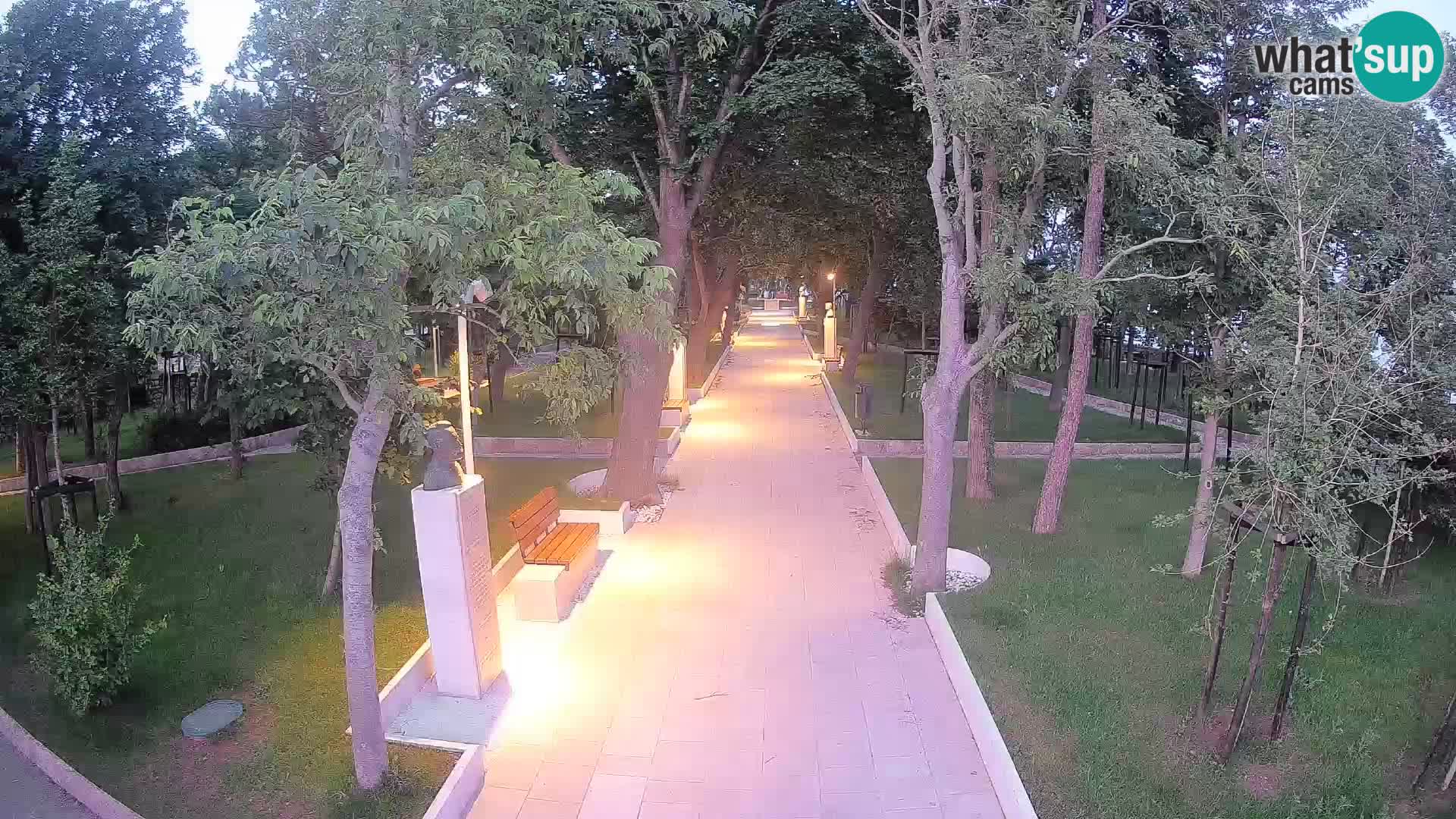 Writers’ Park Webcam Senj – Live by the Sea