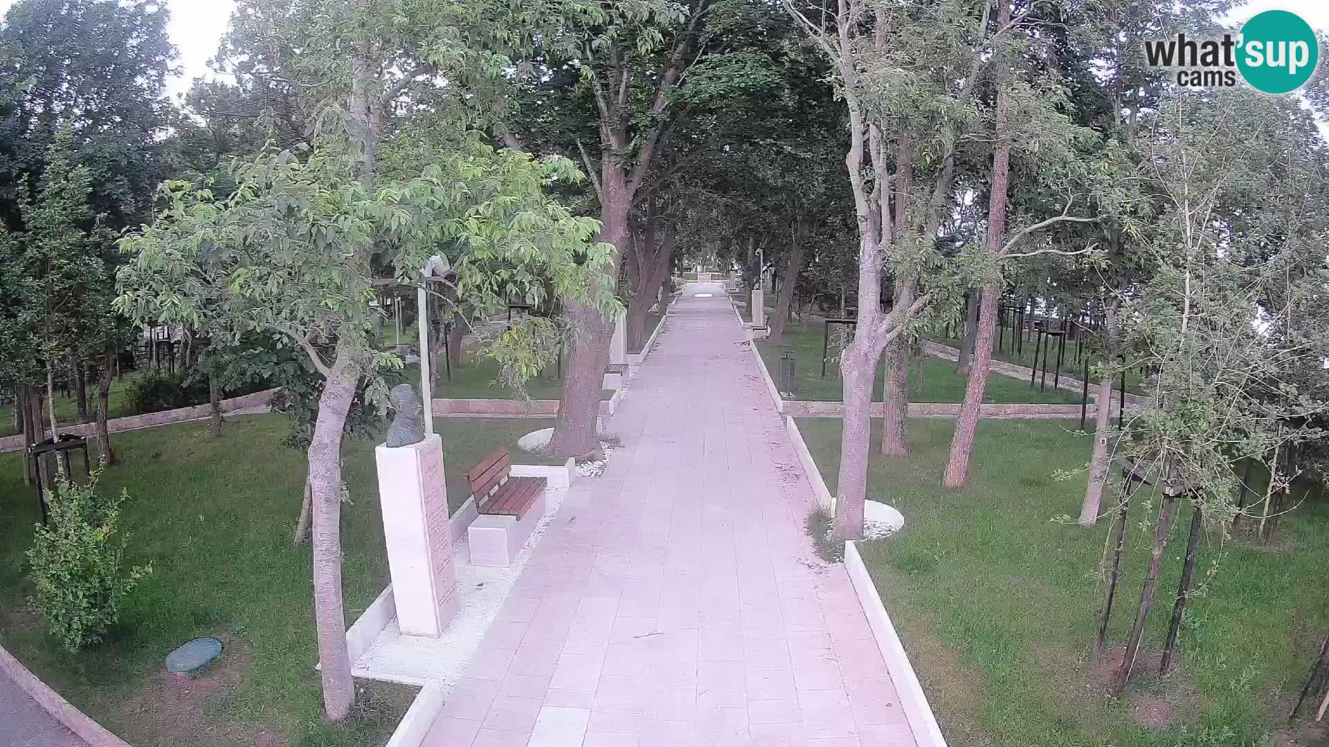 Writers’ Park Webcam Senj – Live by the Sea