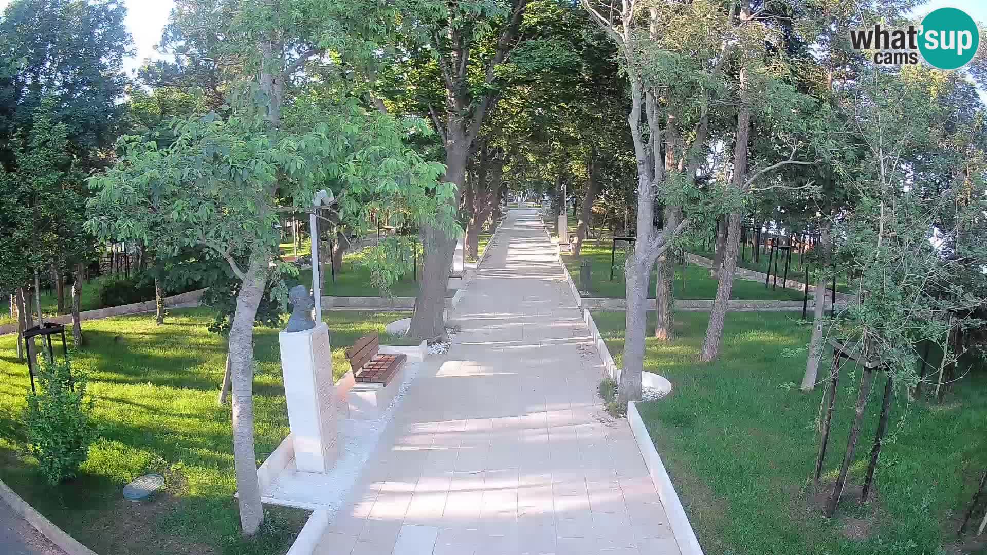 Writers’ Park Webcam Senj – Live by the Sea