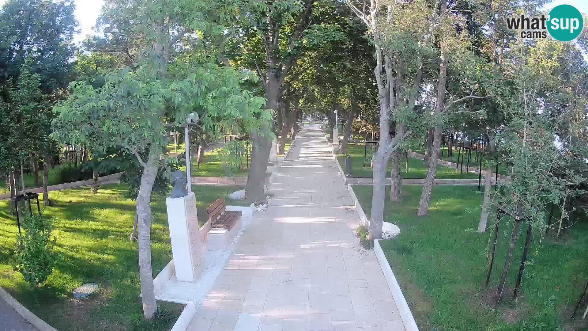 Writers’ Park Webcam Senj – Live by the Sea