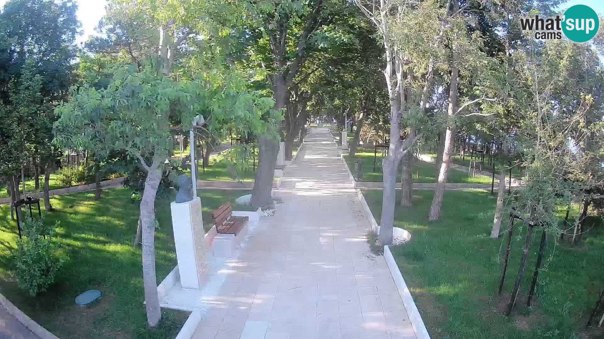 Writers’ Park Webcam Senj – Live by the Sea
