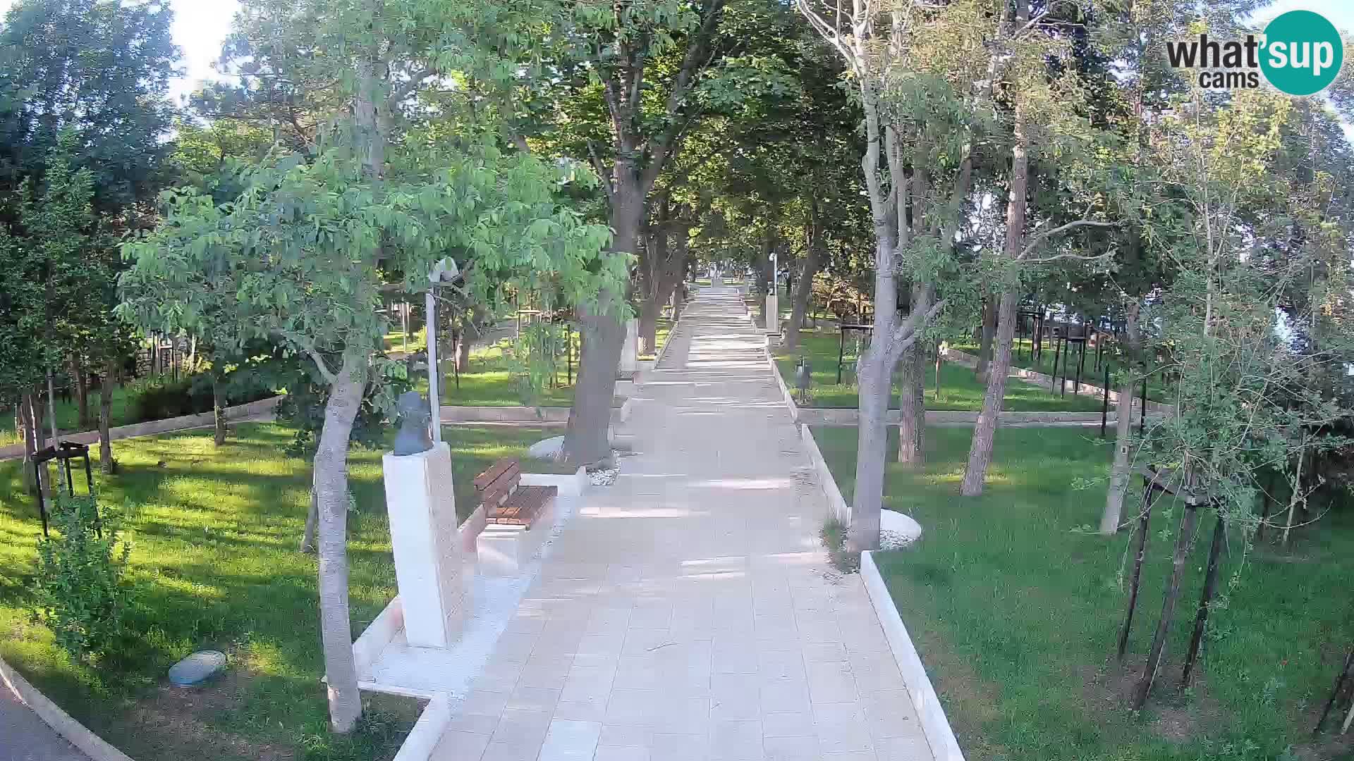 Writers’ Park Webcam Senj – Live by the Sea