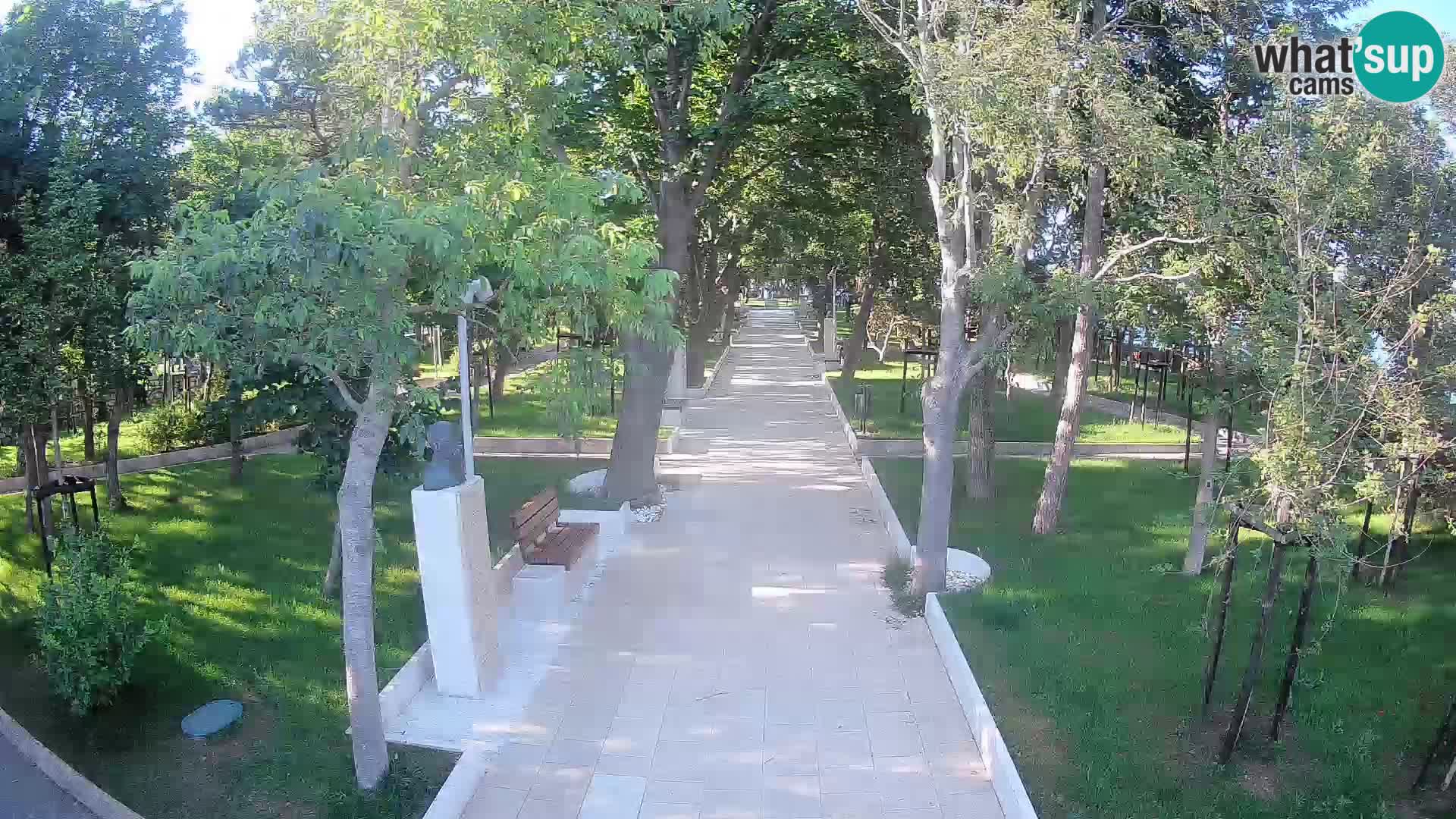 Writers’ Park Webcam Senj – Live by the Sea
