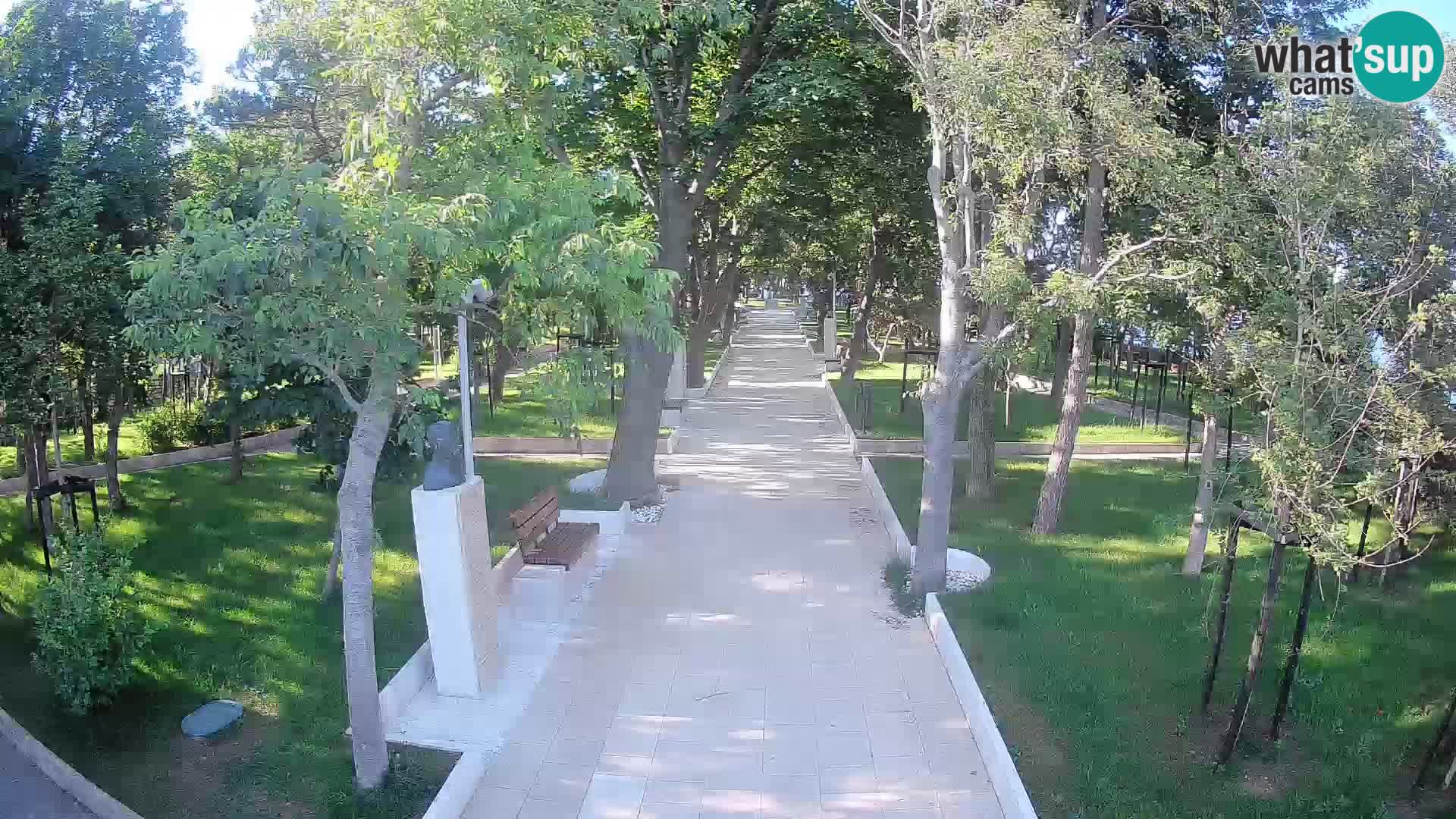 Webcam Schriftstellerpark Senj – Live am Meer