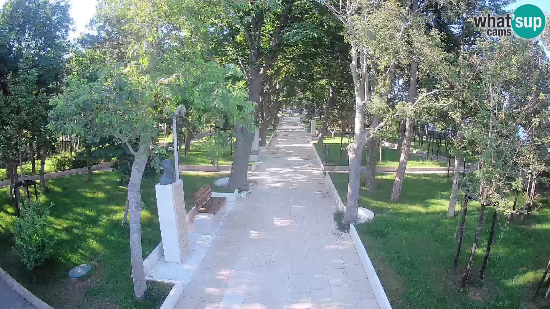 Writers’ Park Webcam Senj – Live by the Sea