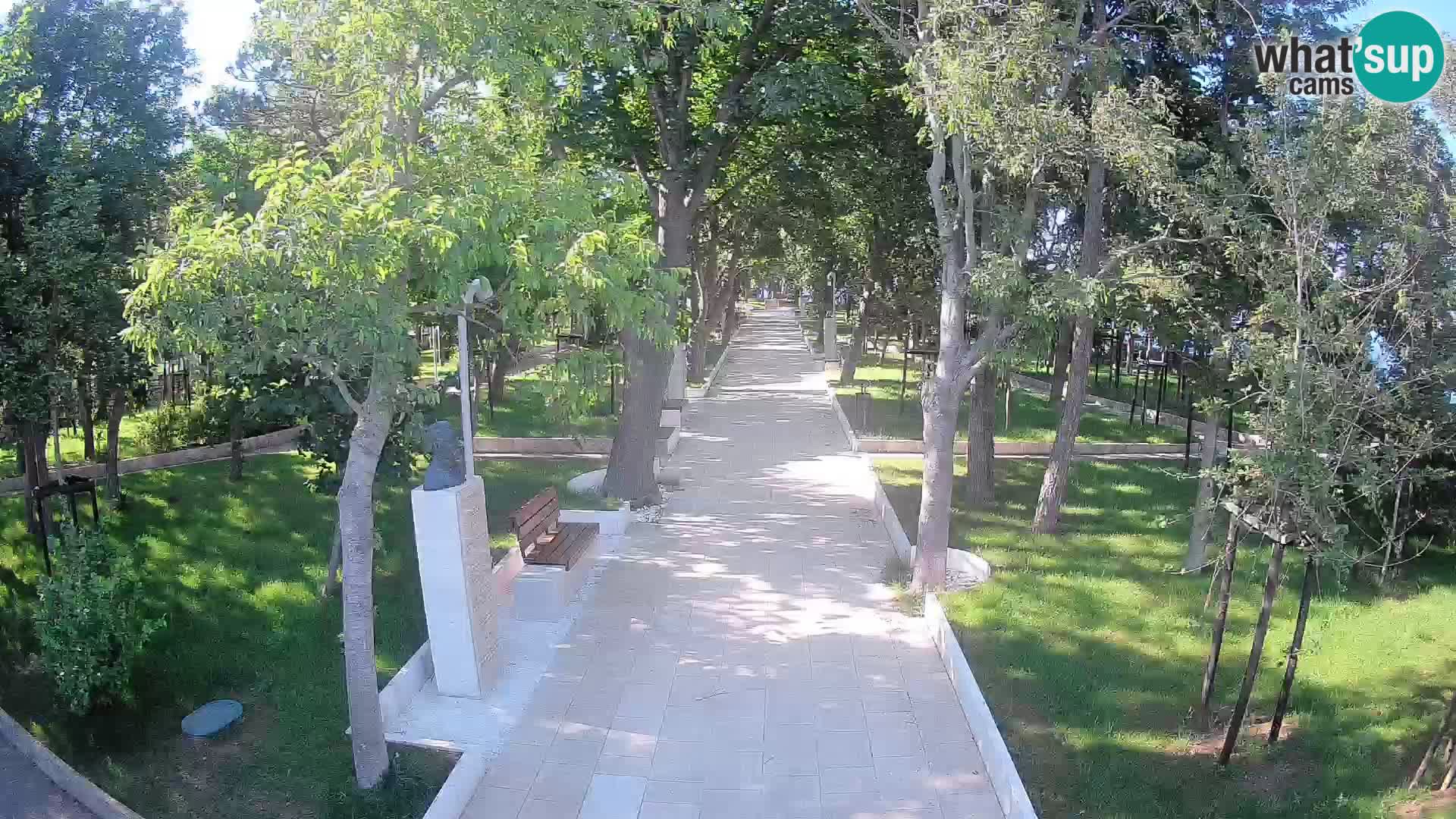 Writers’ Park Webcam Senj – Live by the Sea