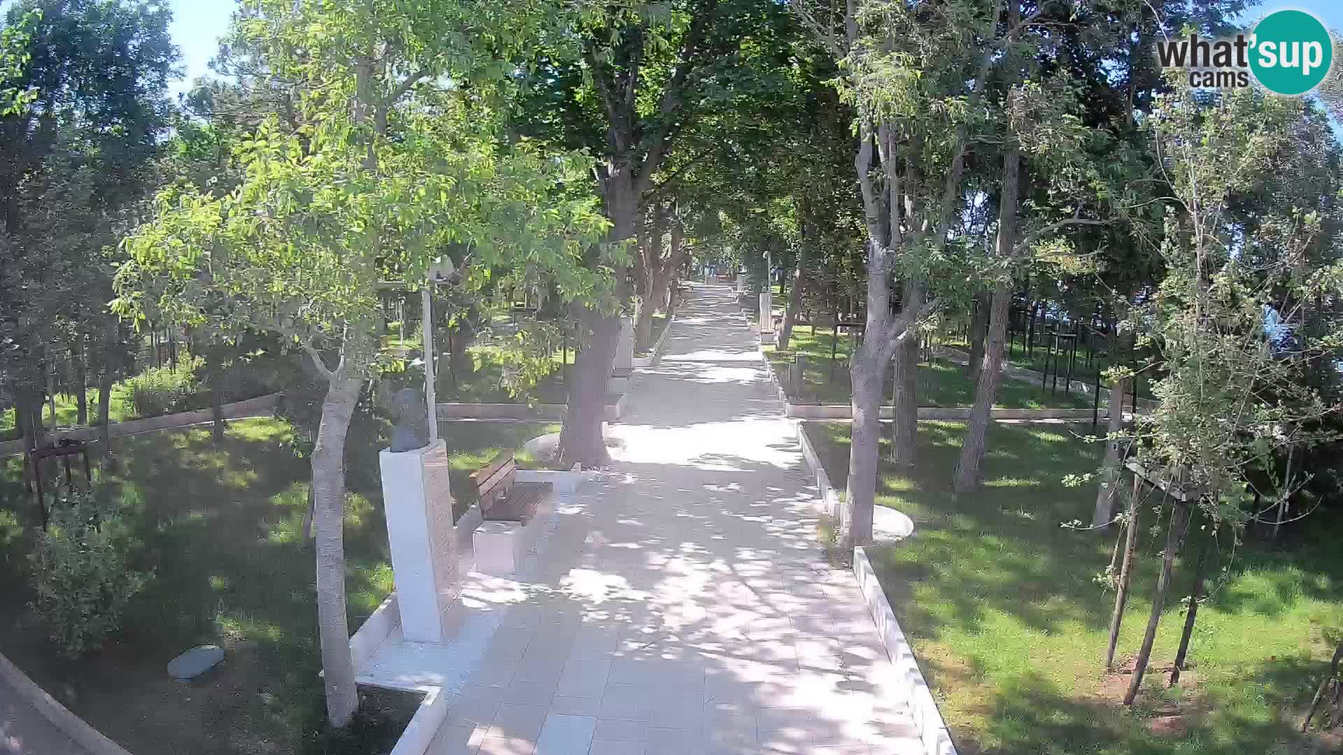 Writers’ Park Webcam Senj – Live by the Sea
