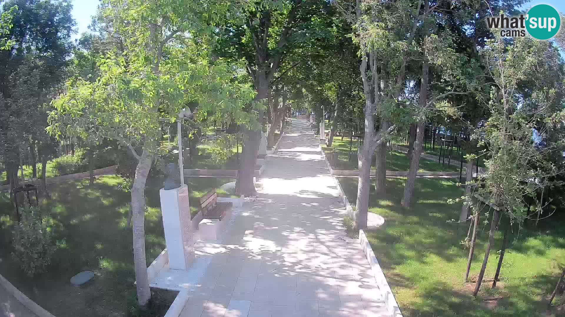 Writers’ Park Webcam Senj – Live by the Sea