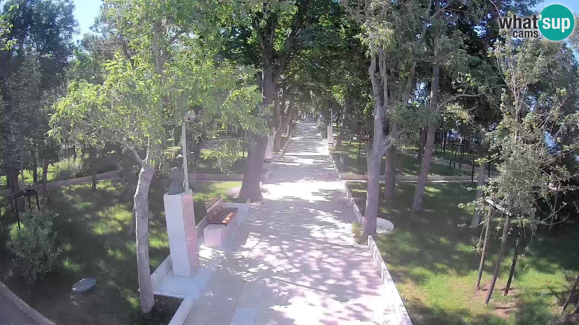 Writers’ Park Webcam Senj – Live by the Sea