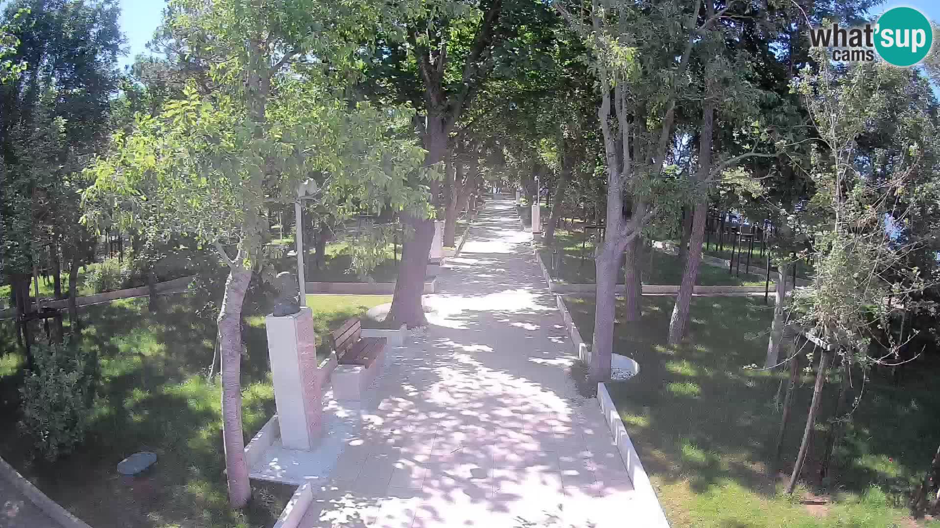 Webcam Schriftstellerpark Senj – Live am Meer