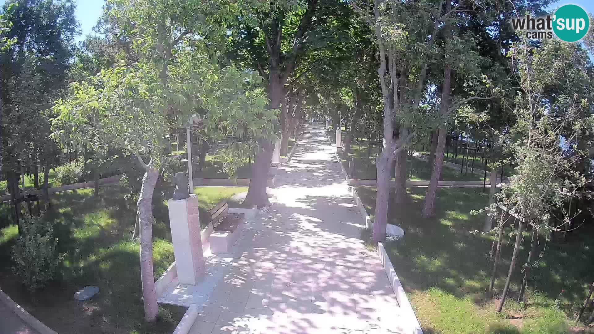 Webcam Schriftstellerpark Senj – Live am Meer