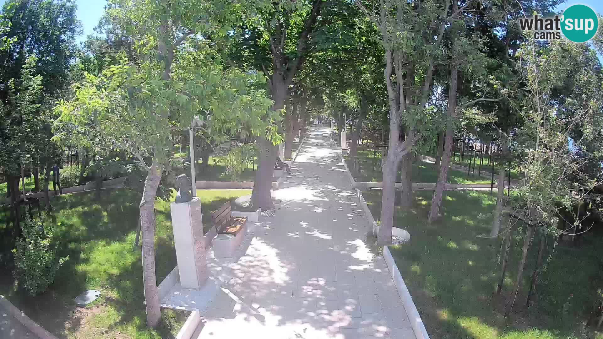 Writers’ Park Webcam Senj – Live by the Sea