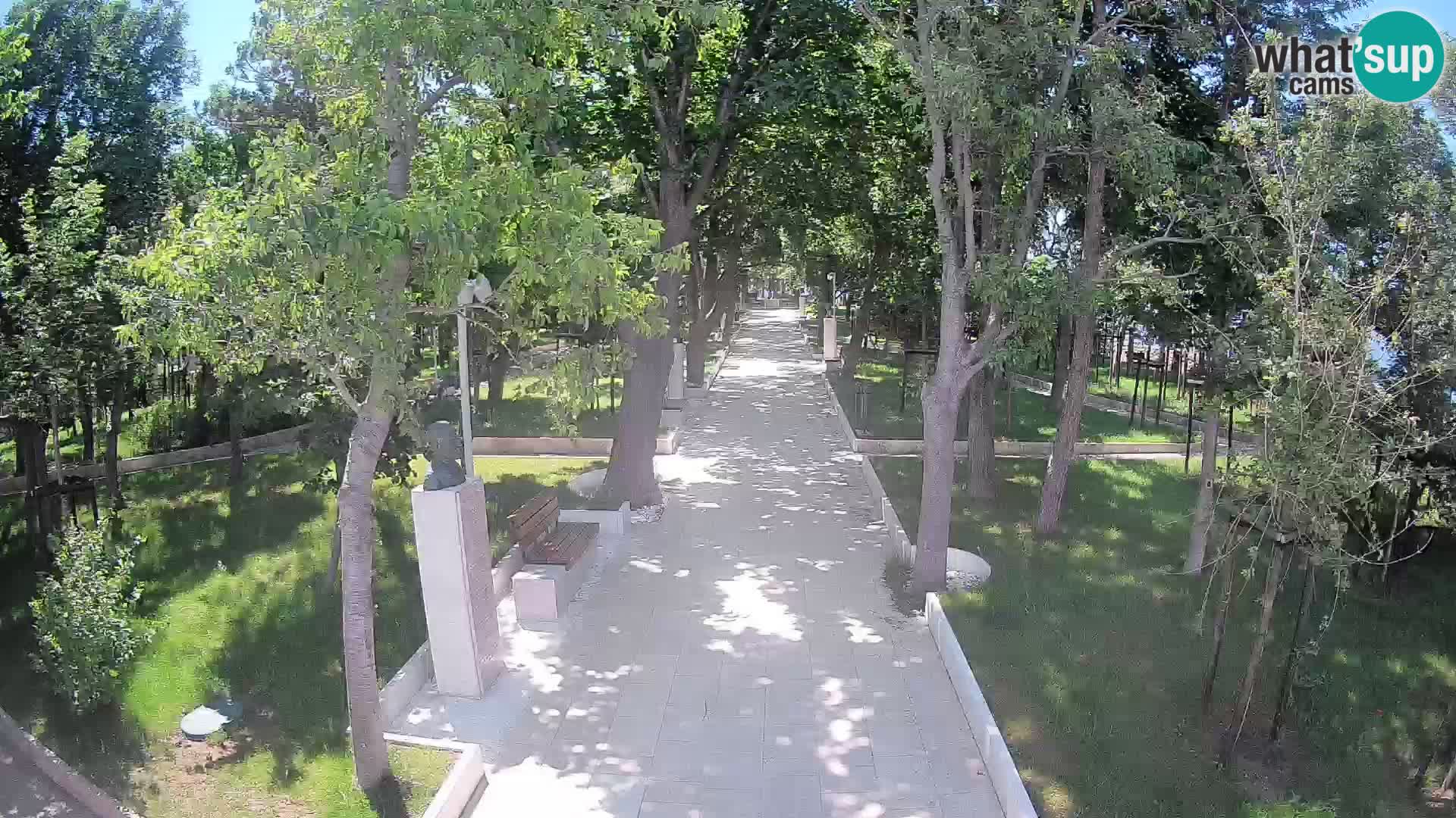 Writers’ Park Webcam Senj – Live by the Sea
