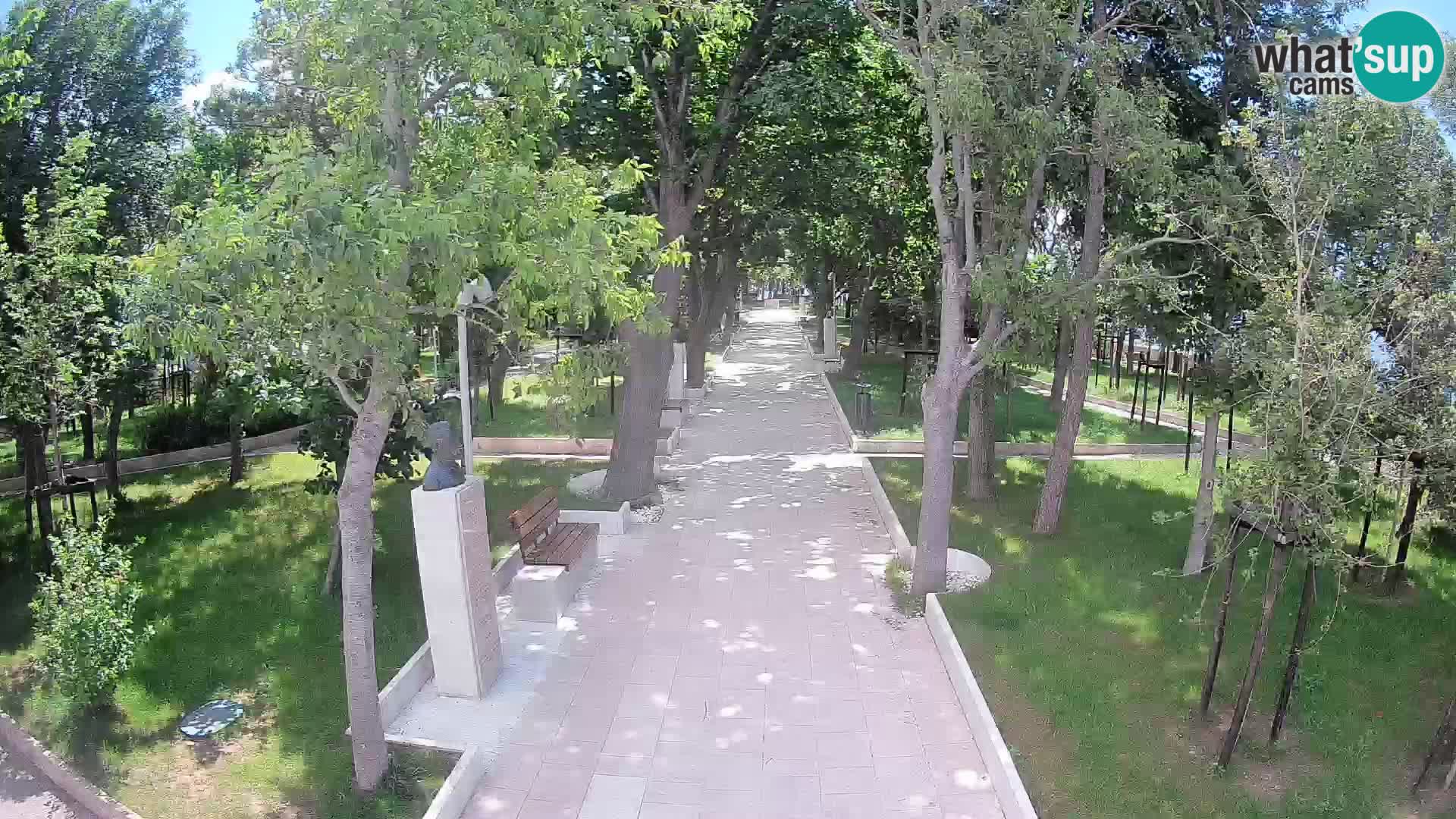 Writers’ Park Webcam Senj – Live by the Sea