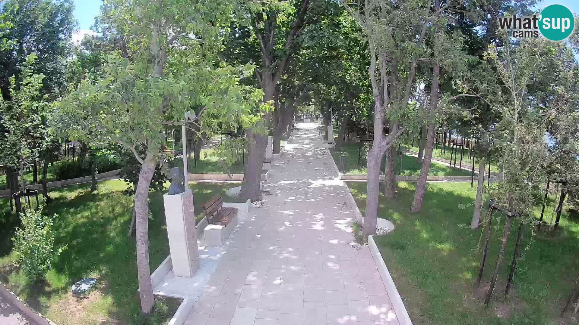 Writers’ Park Webcam Senj – Live by the Sea