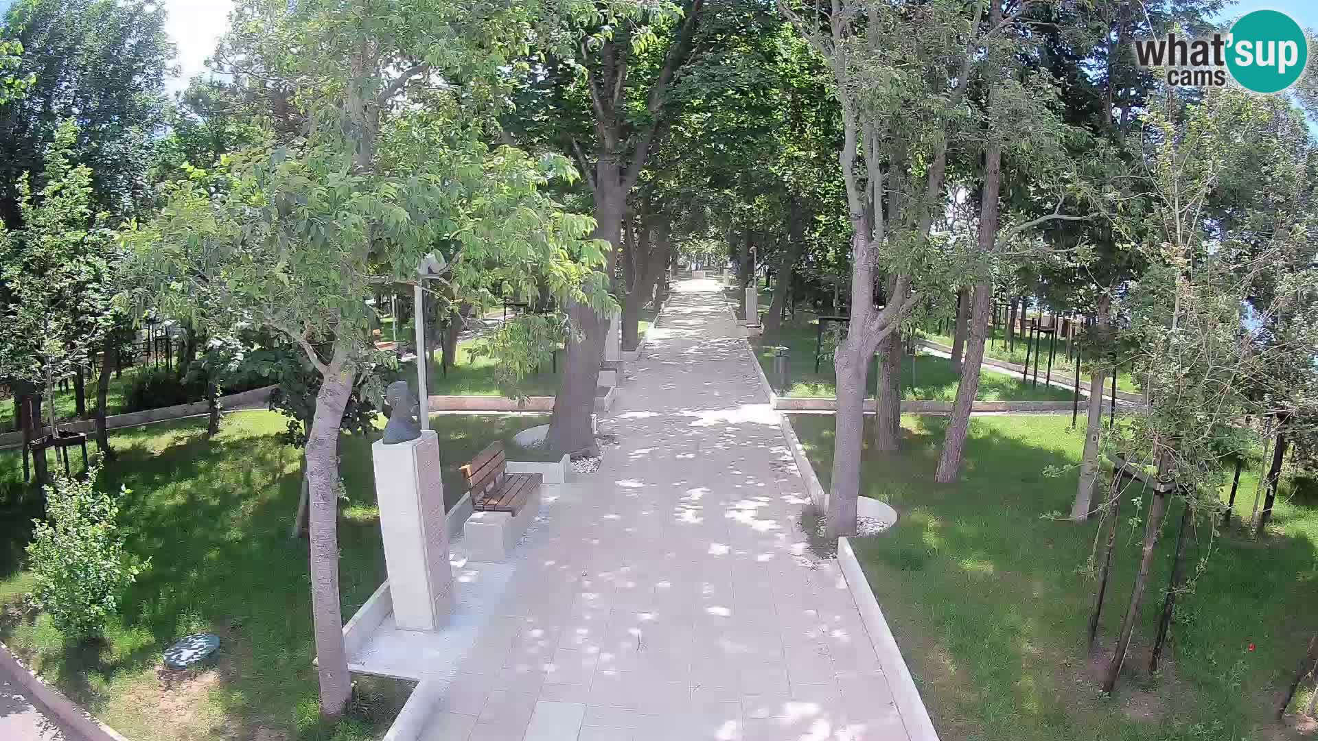 Writers’ Park Webcam Senj – Live by the Sea
