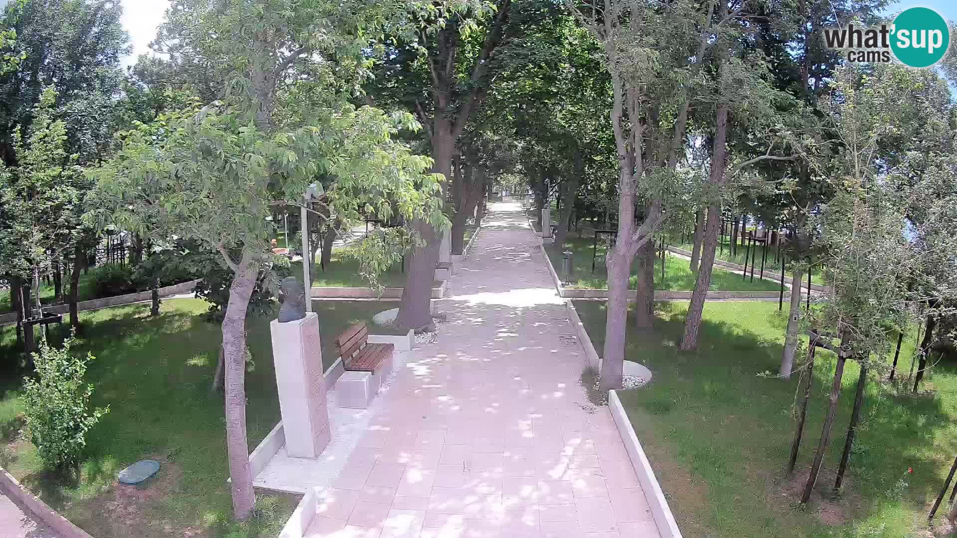 Webcam Schriftstellerpark Senj – Live am Meer