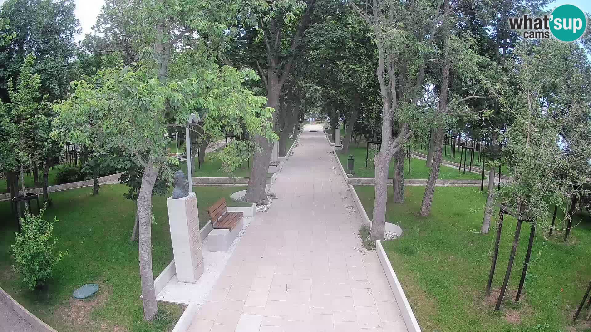 Writers’ Park Webcam Senj – Live by the Sea