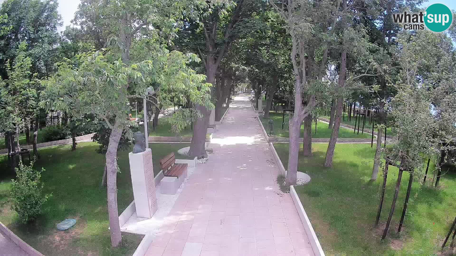 Writers’ Park Webcam Senj – Live by the Sea