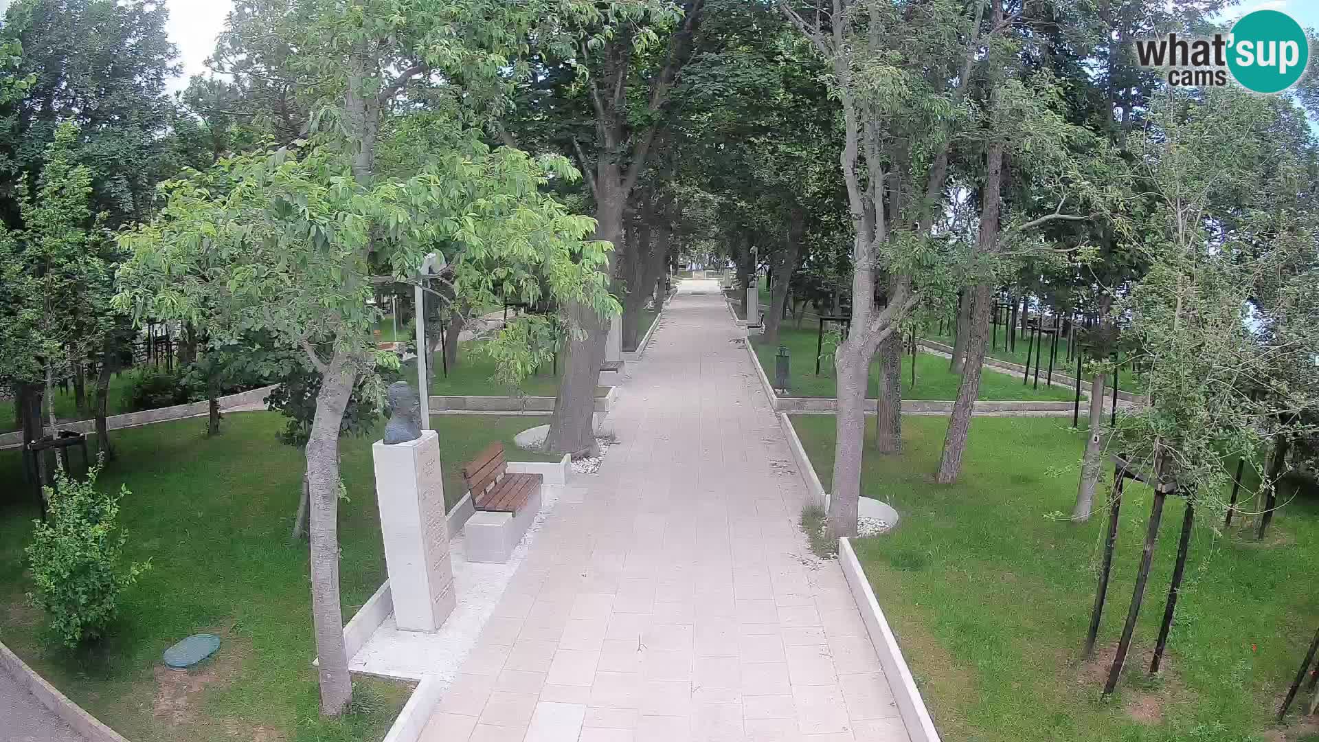 Writers’ Park Webcam Senj – Live by the Sea