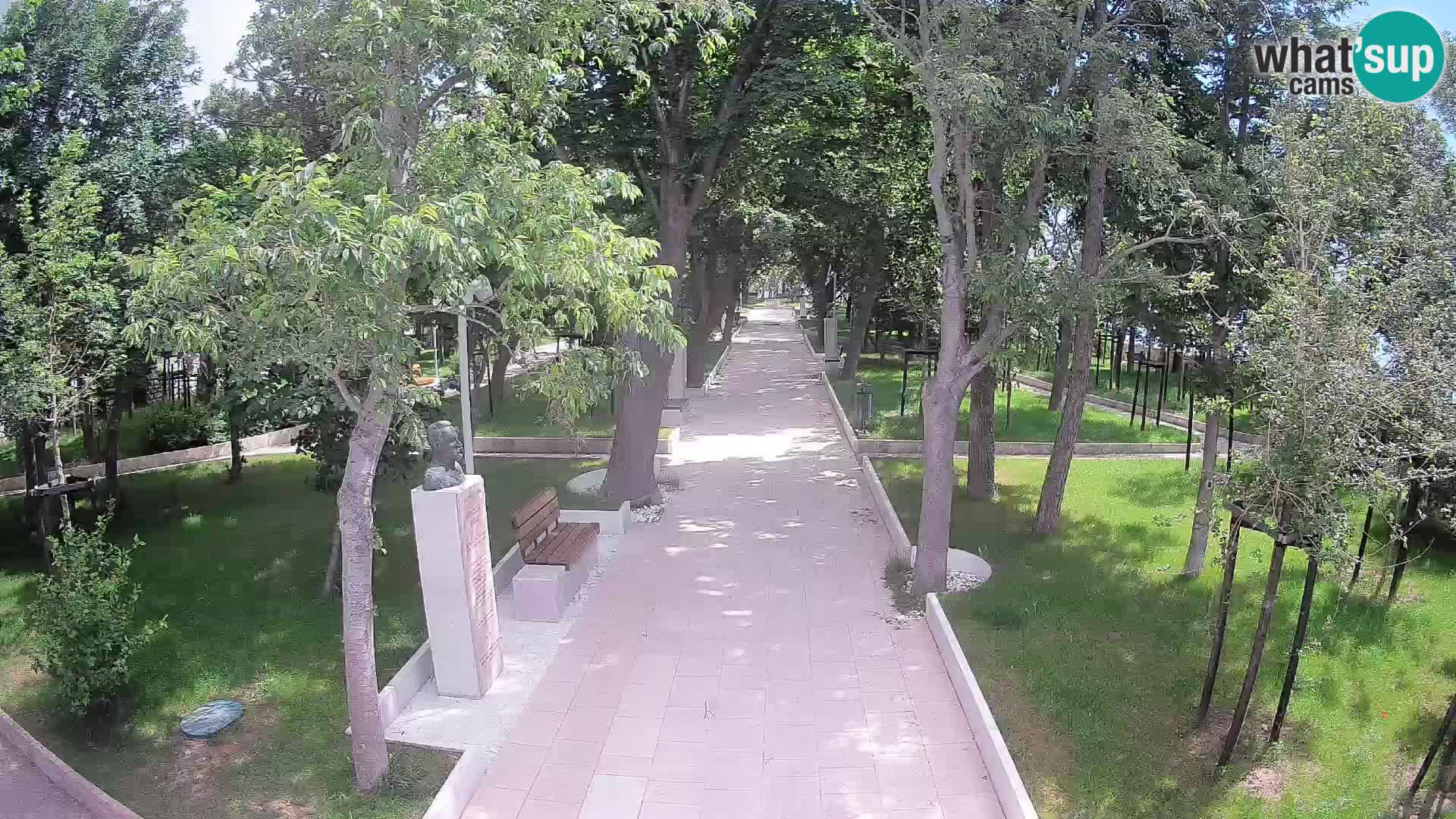 Webcam Schriftstellerpark Senj – Live am Meer