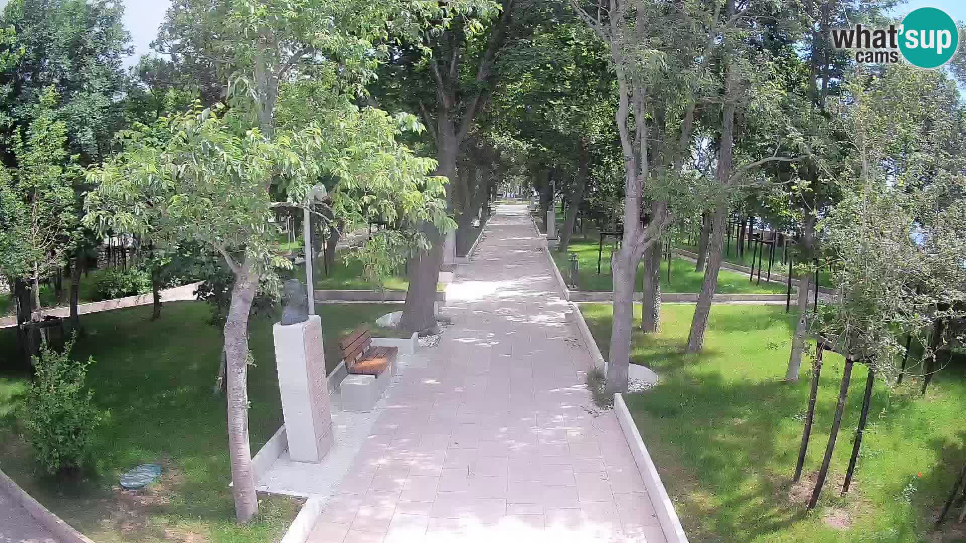 Writers’ Park Webcam Senj – Live by the Sea