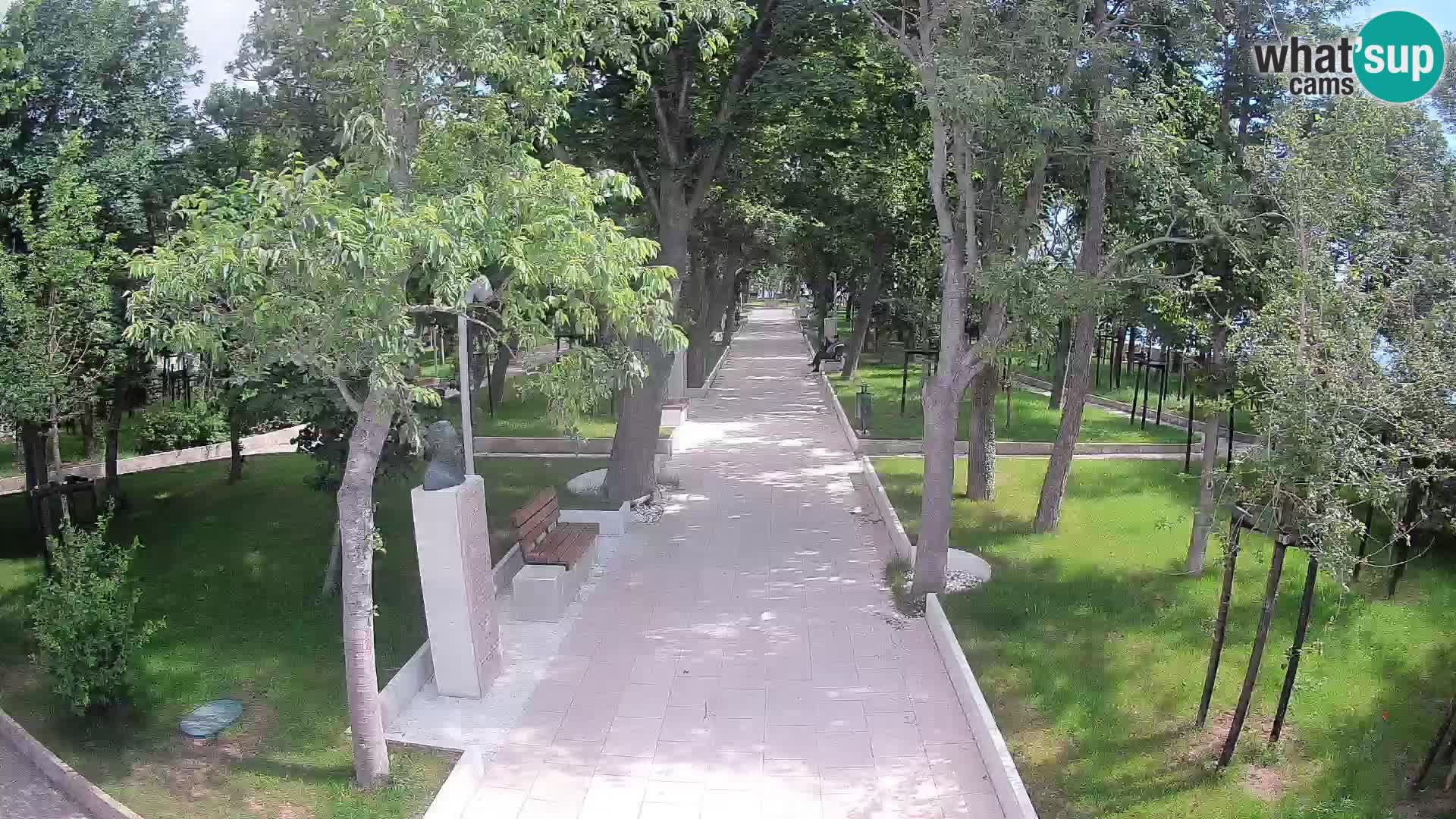 Writers’ Park Webcam Senj – Live by the Sea