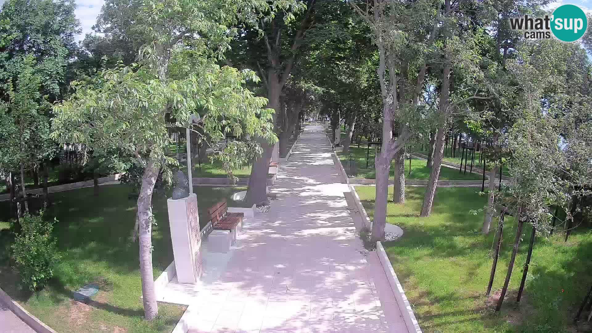 Writers’ Park Webcam Senj – Live by the Sea