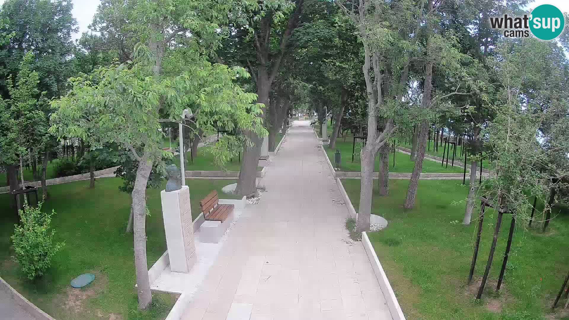 Writers’ Park Webcam Senj – Live by the Sea