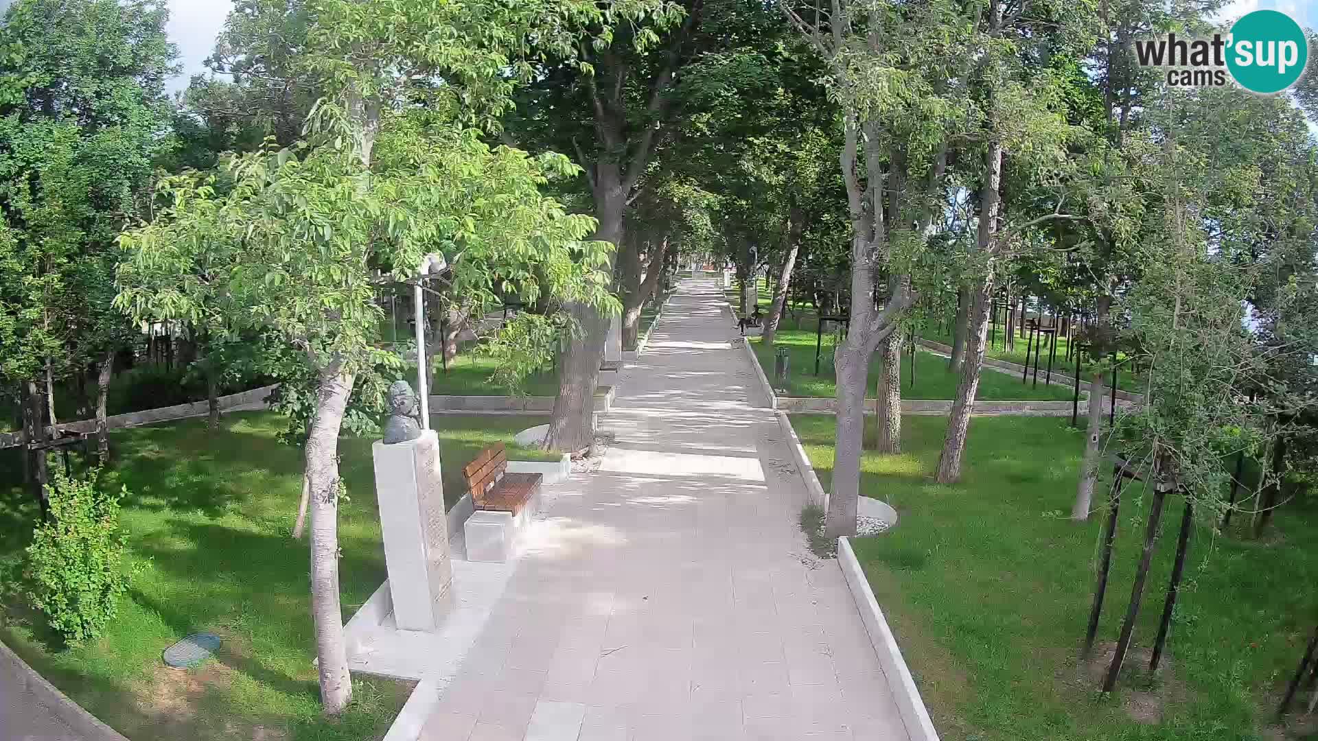 Writers’ Park Webcam Senj – Live by the Sea