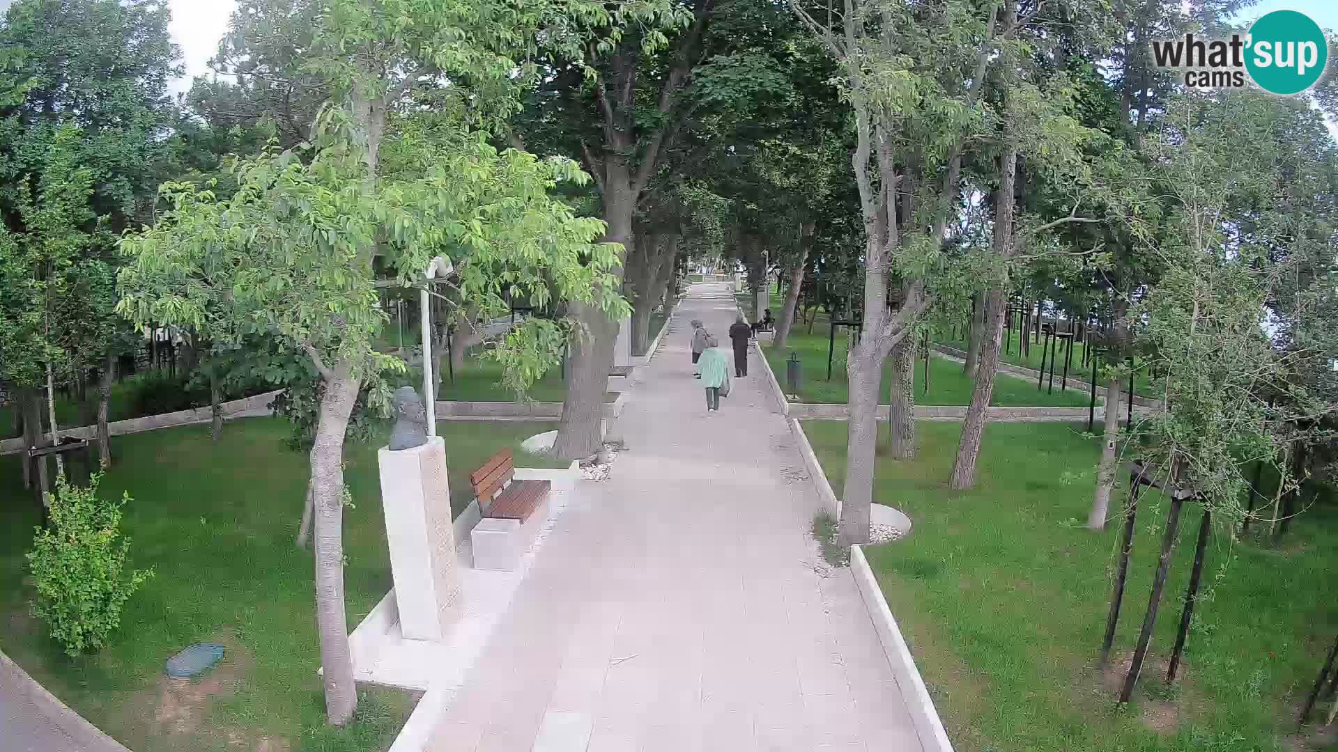 Writers’ Park Webcam Senj – Live by the Sea