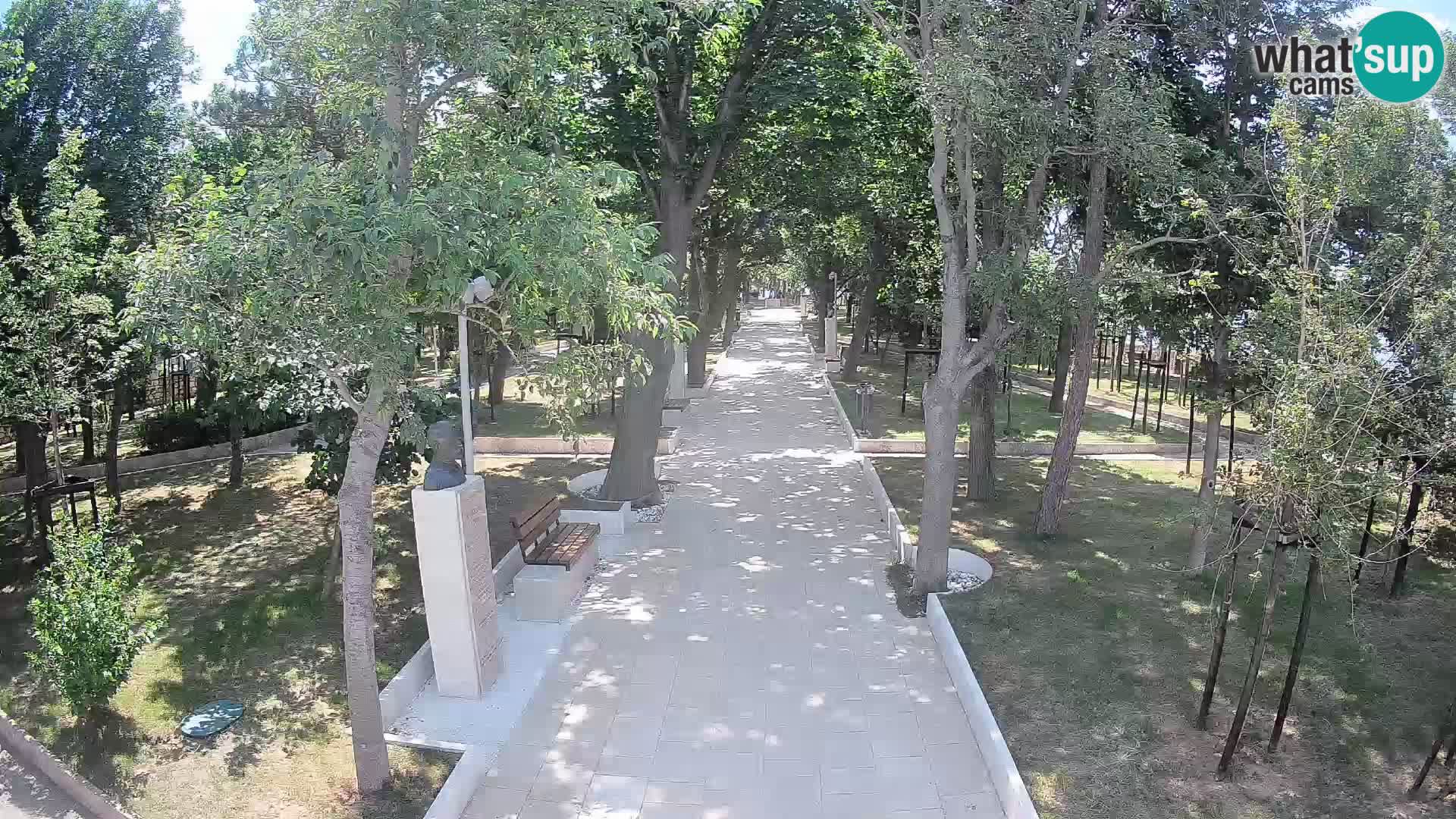 Writers’ Park Webcam Senj – Live by the Sea